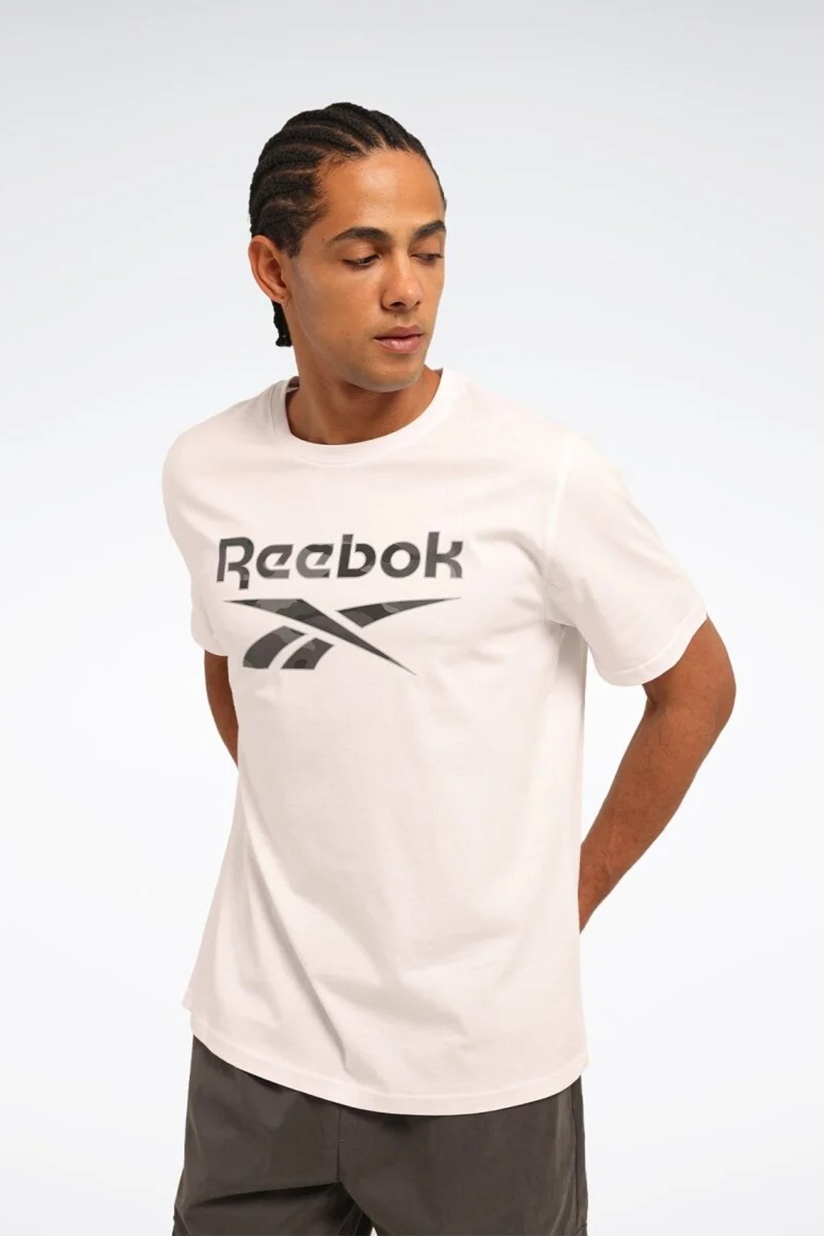 Reebok New Id Camo Te Erkek Tişört Beyaz