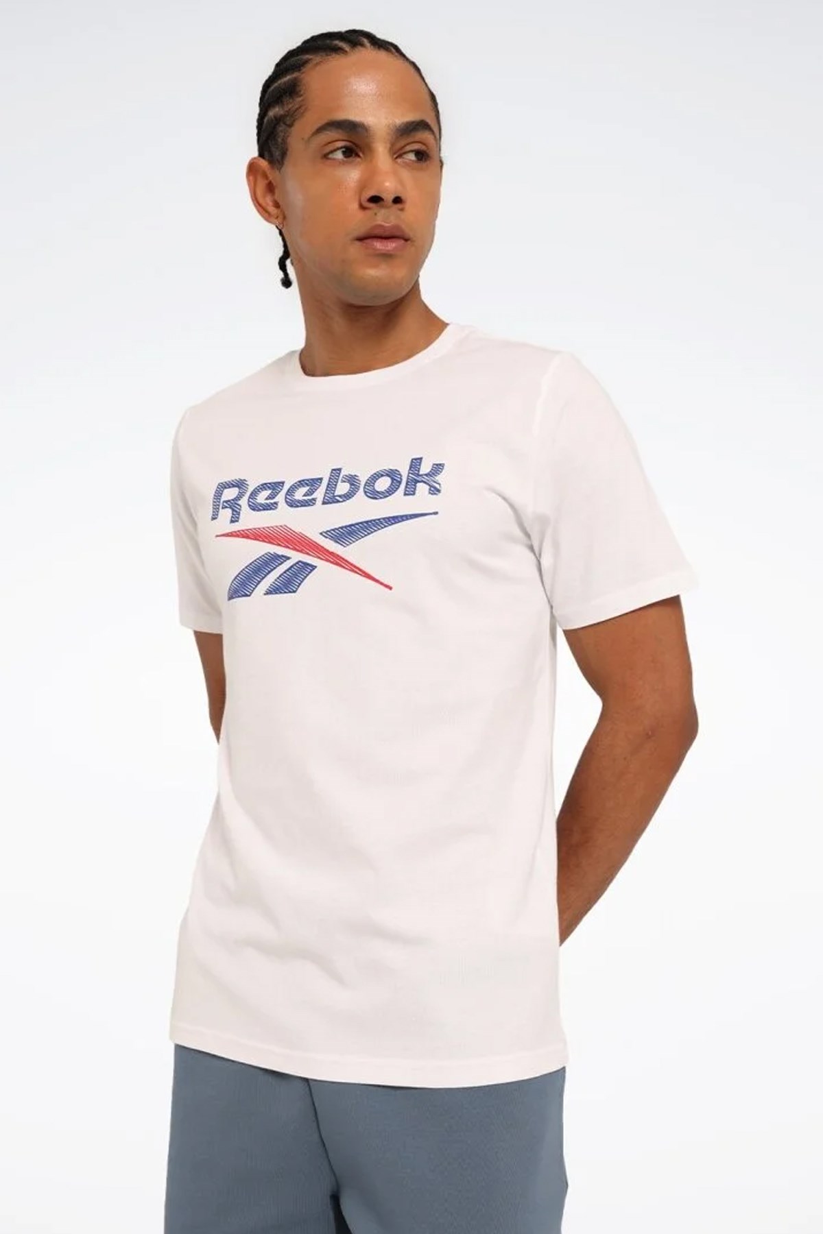 Reebok New Id Reg Tee Erkek Tişört Beyaz