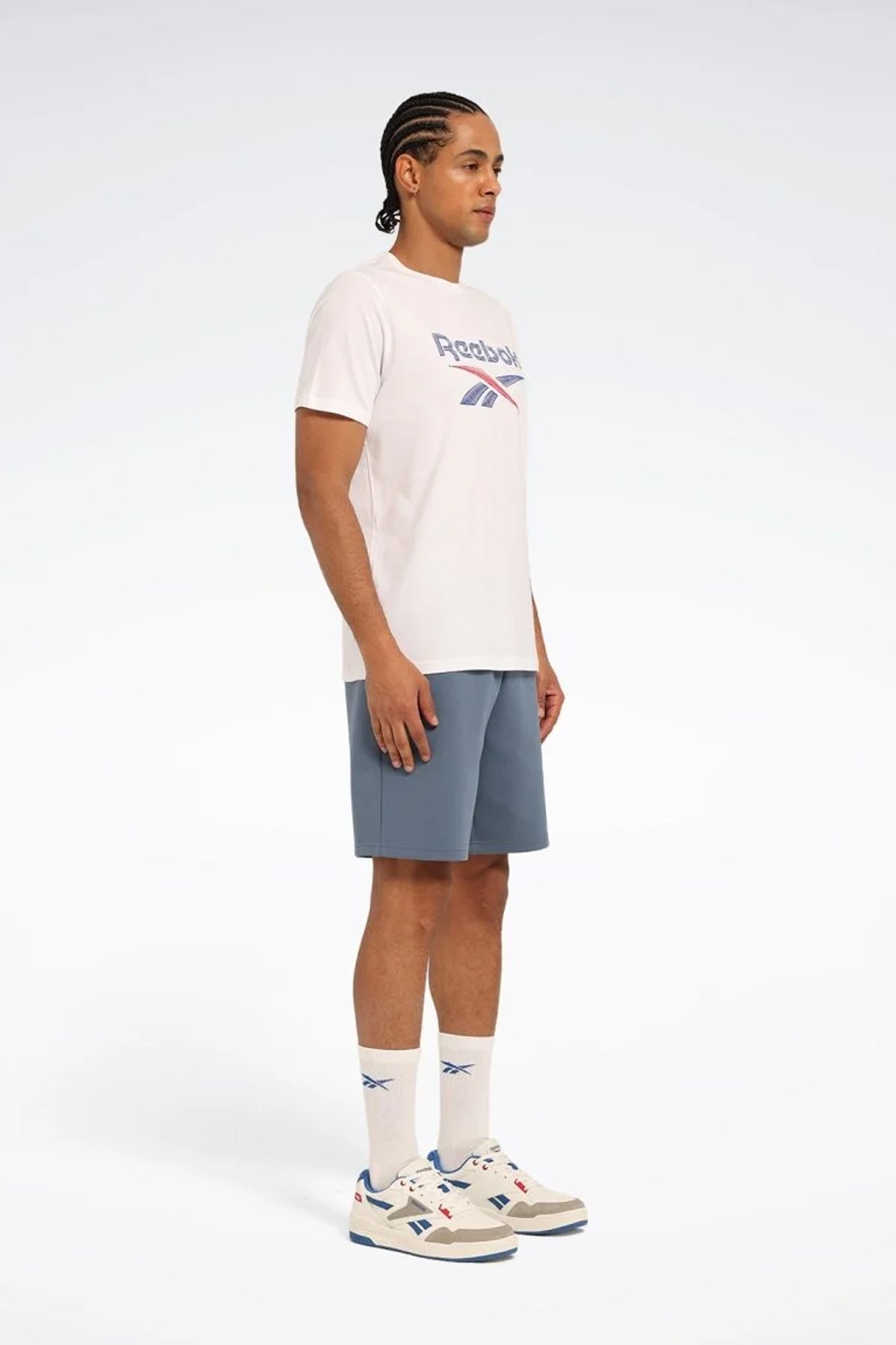 Reebok New Id Reg Tee Erkek Tişört Beyaz
