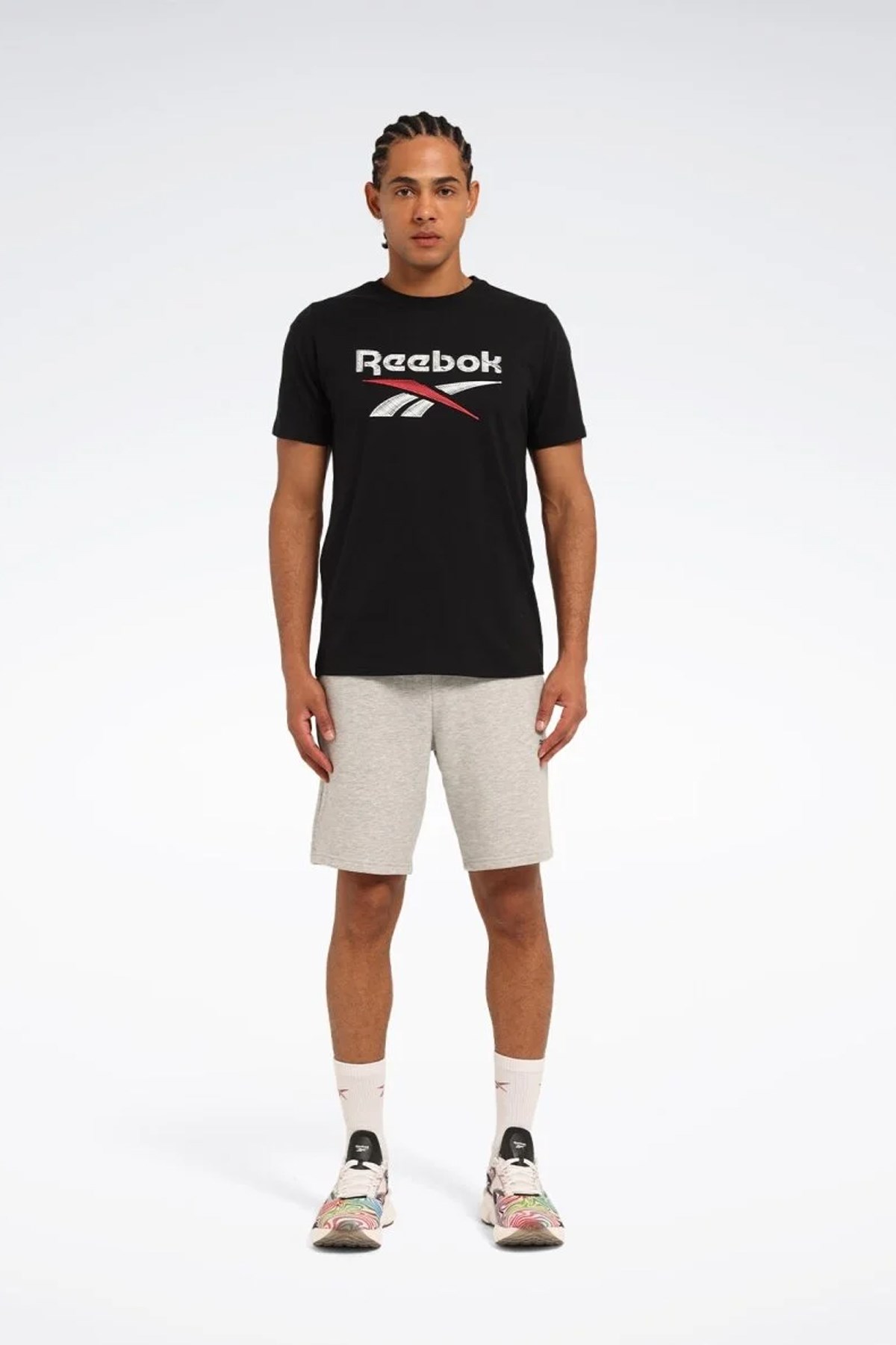 Reebok New Id Reg Tee Erkek Tişört Siyah