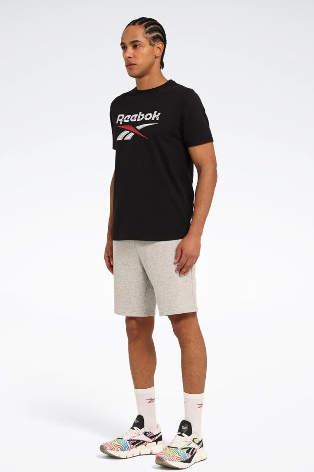 Reebok New Id Reg Tee Erkek Tişört Siyah