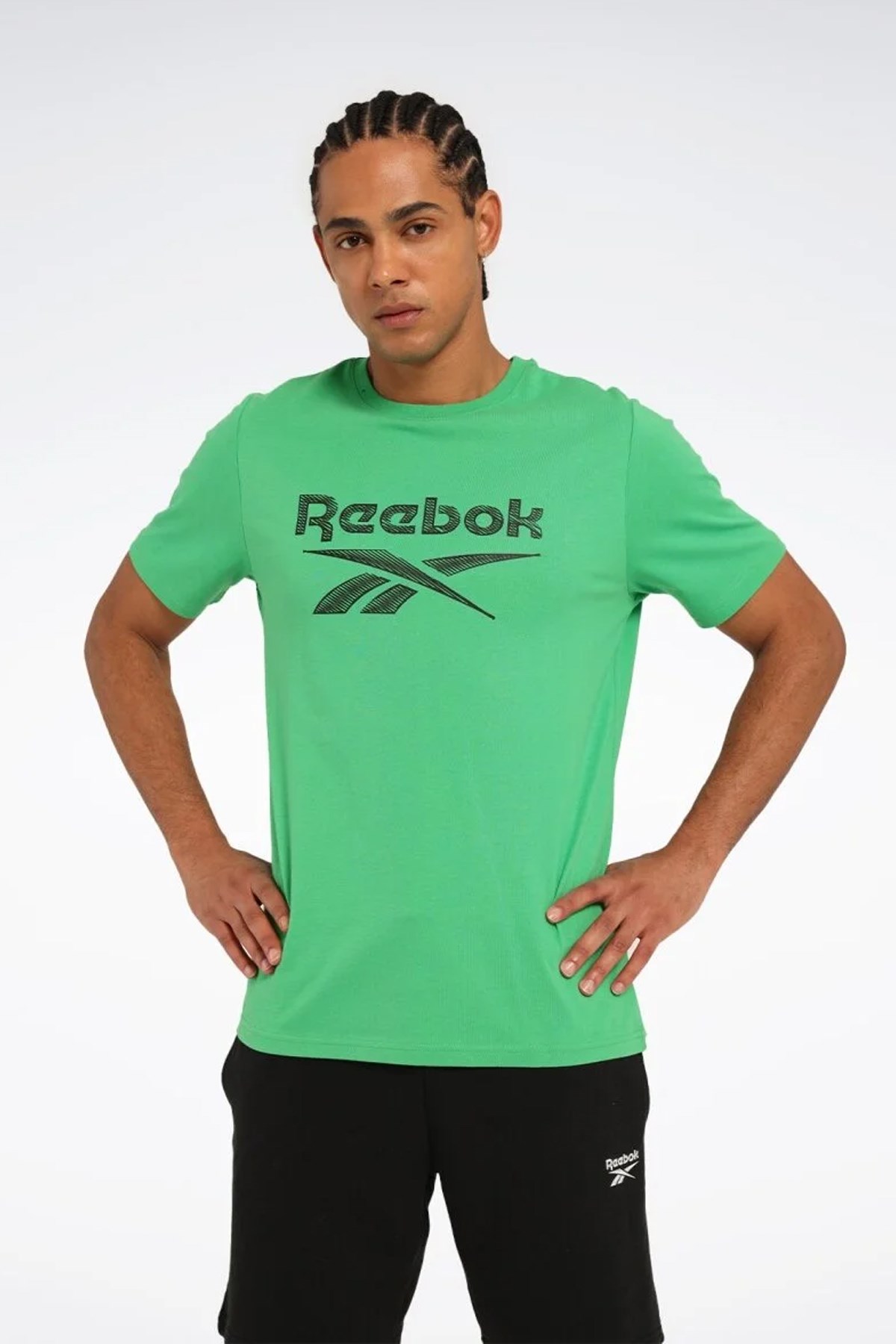 Reebok New Id Reg Tee Erkek Tişört Yeşil
