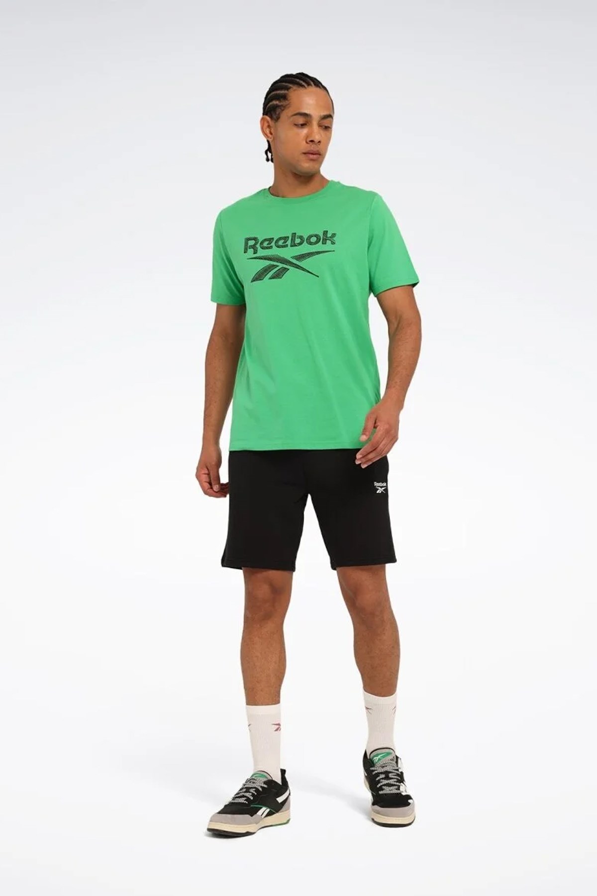 Reebok New Id Reg Tee Erkek Tişört Yeşil