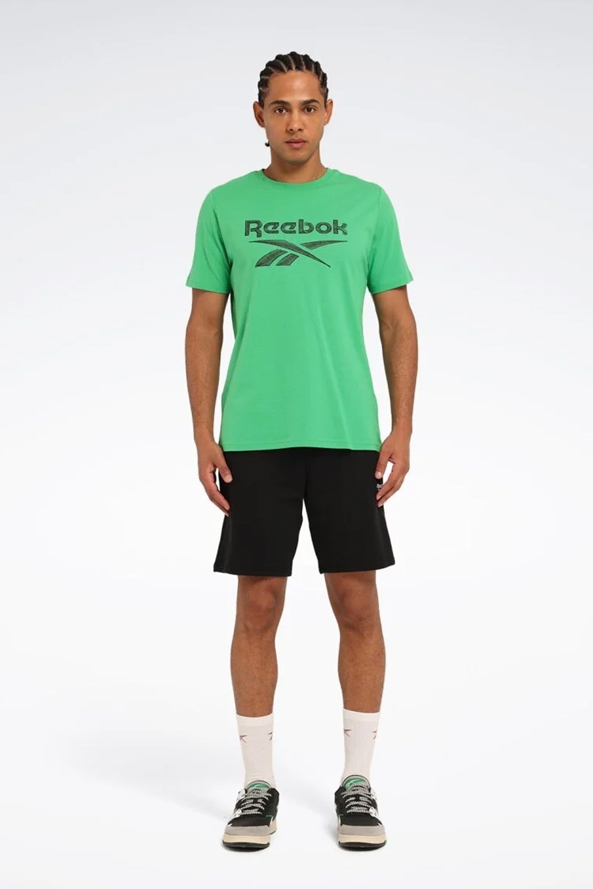 Reebok New Id Reg Tee Erkek Tişört Yeşil