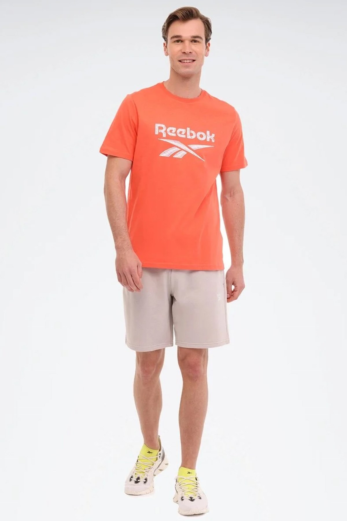 Reebok New Id Reg Tee Erkek Tişört Turuncu