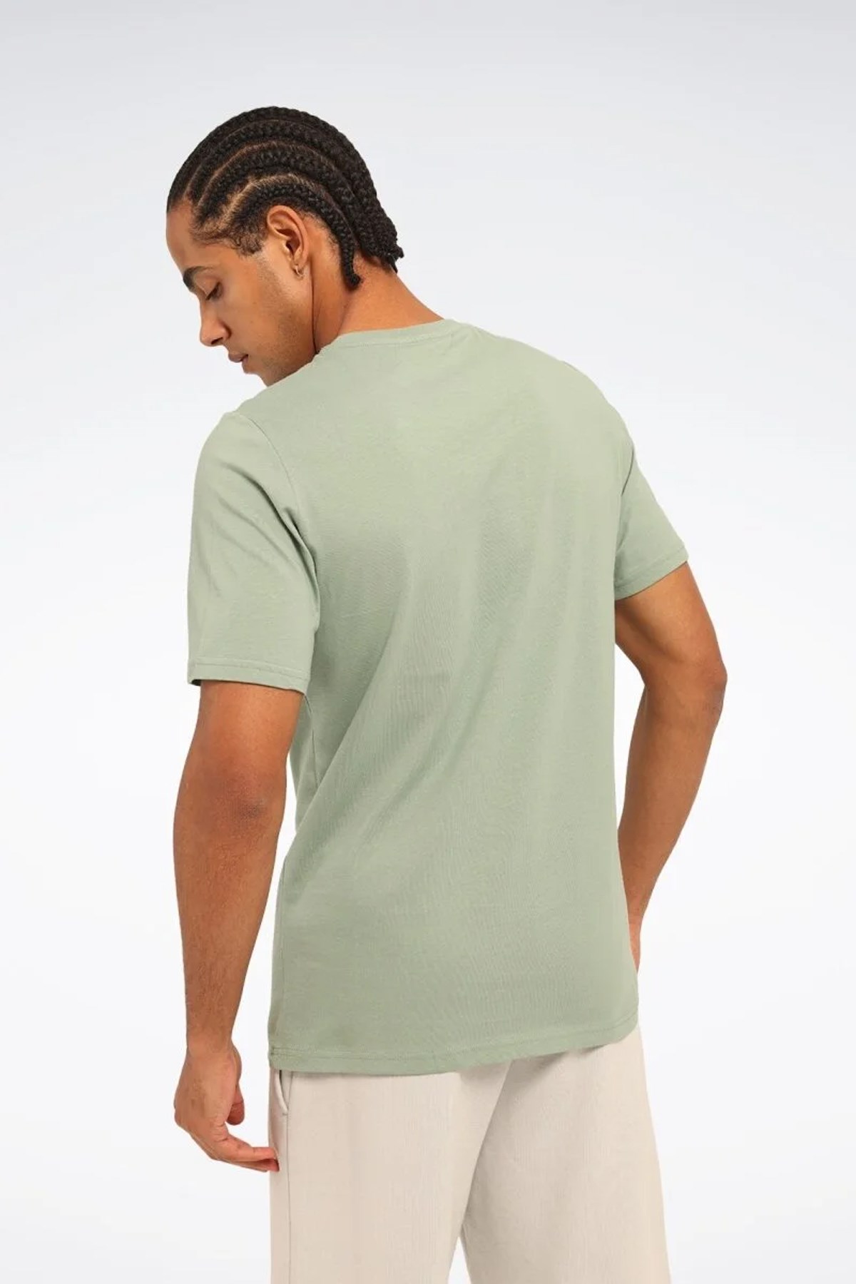 Reebok New Id Reg Tee Erkek Tişört Yeşil