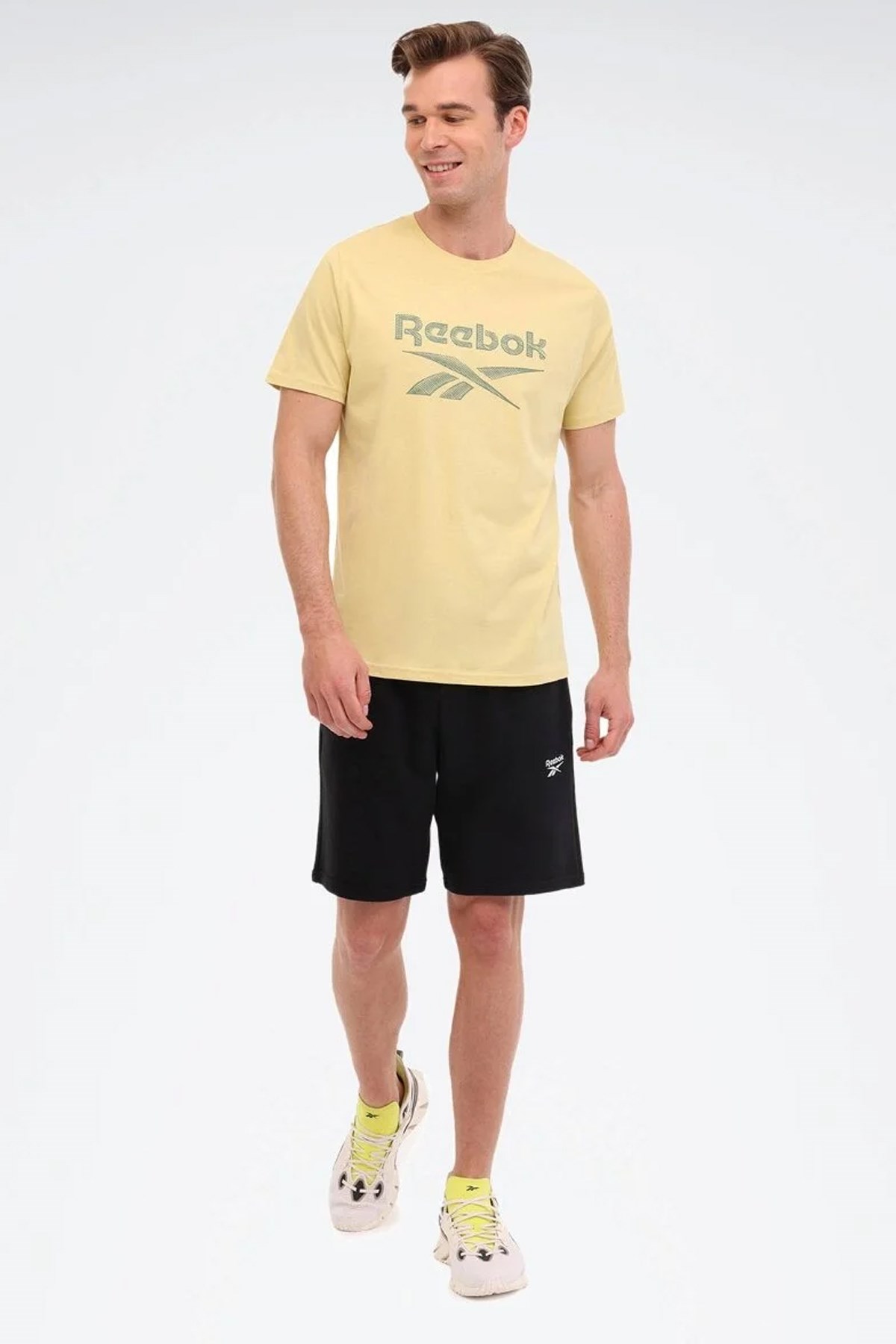 Reebok New Id Reg Tee Erkek Tişört Yeşil