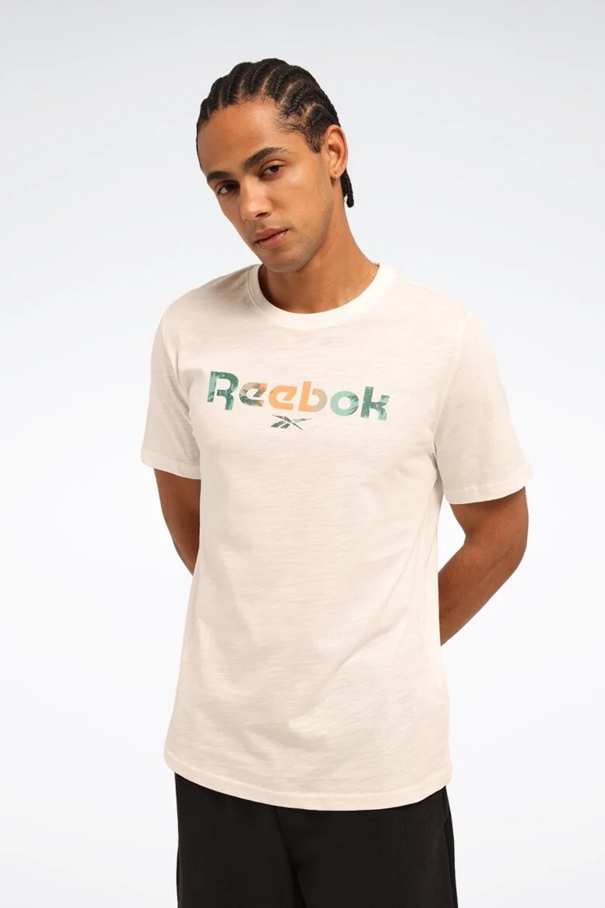 Reebok Sumth Tee Erkek Tişört Beyaz