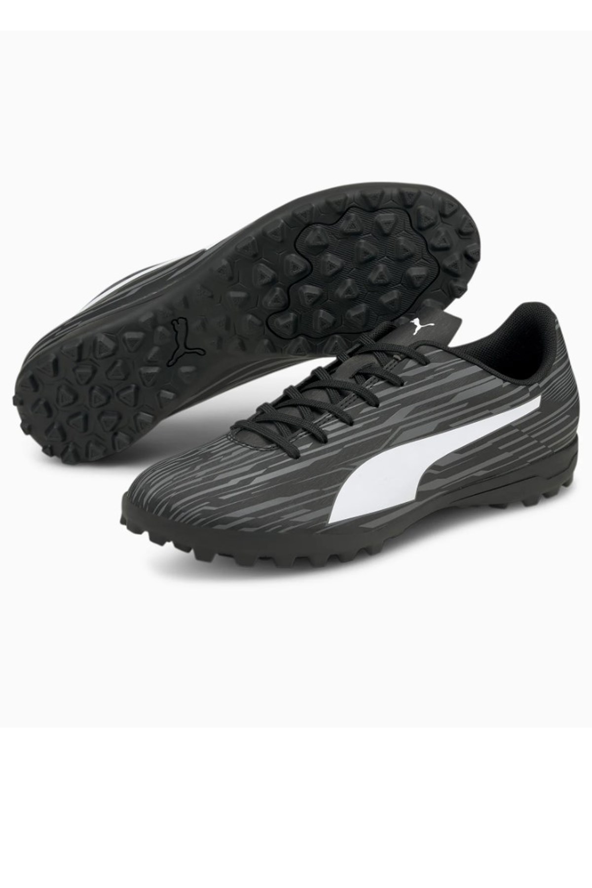 Puma Rapido III TT Erkek Halı Saha Ayakkabı 10657402 Siyah