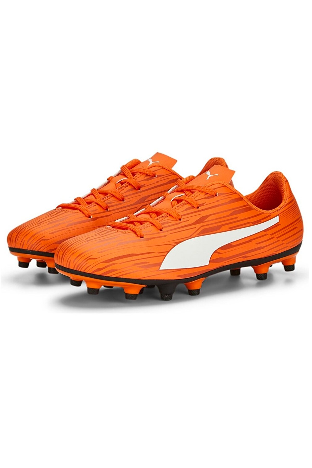Puma Rapido III FG/AG Jr Çocuk Krampon 10657608 Turuncu