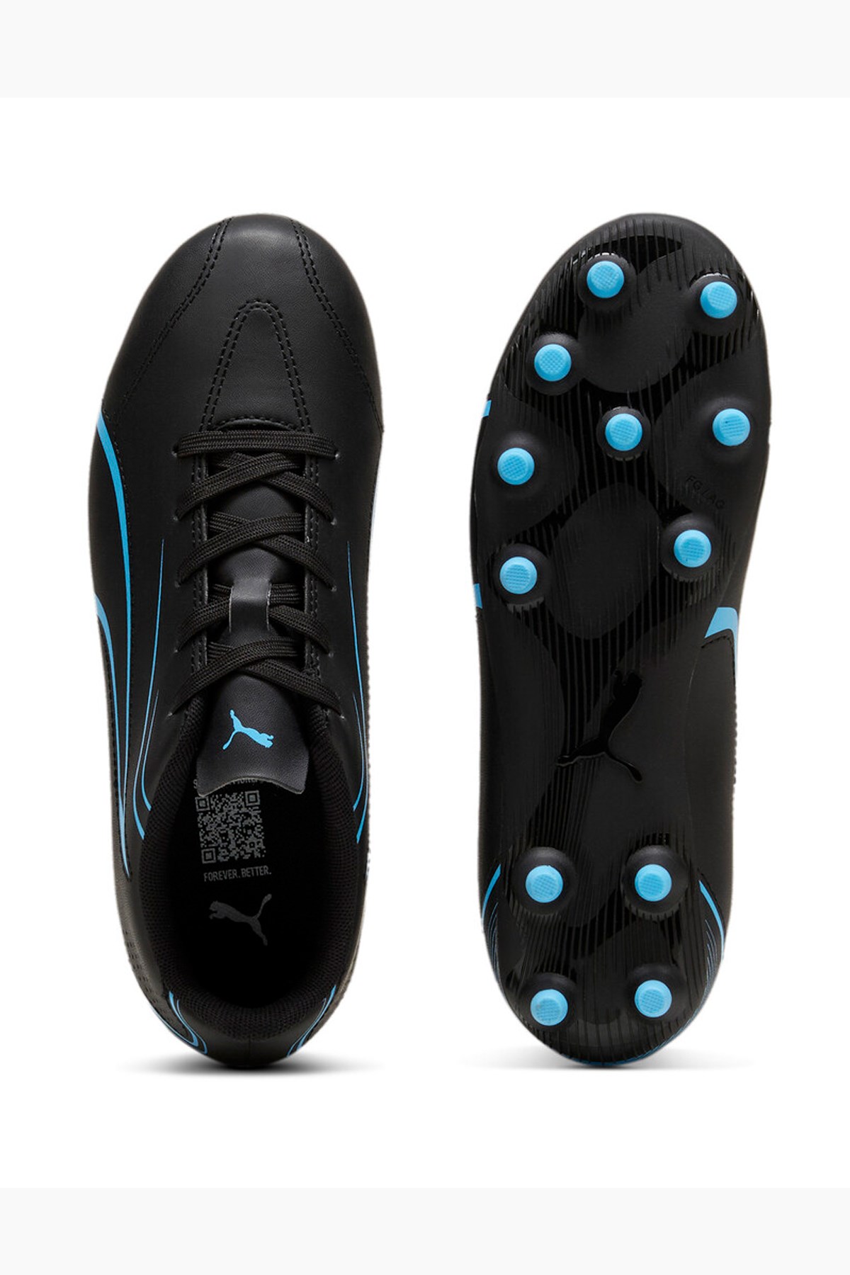 Puma Vitoria FG/AG Jr Çocuk Krampon 10748605 Siyah