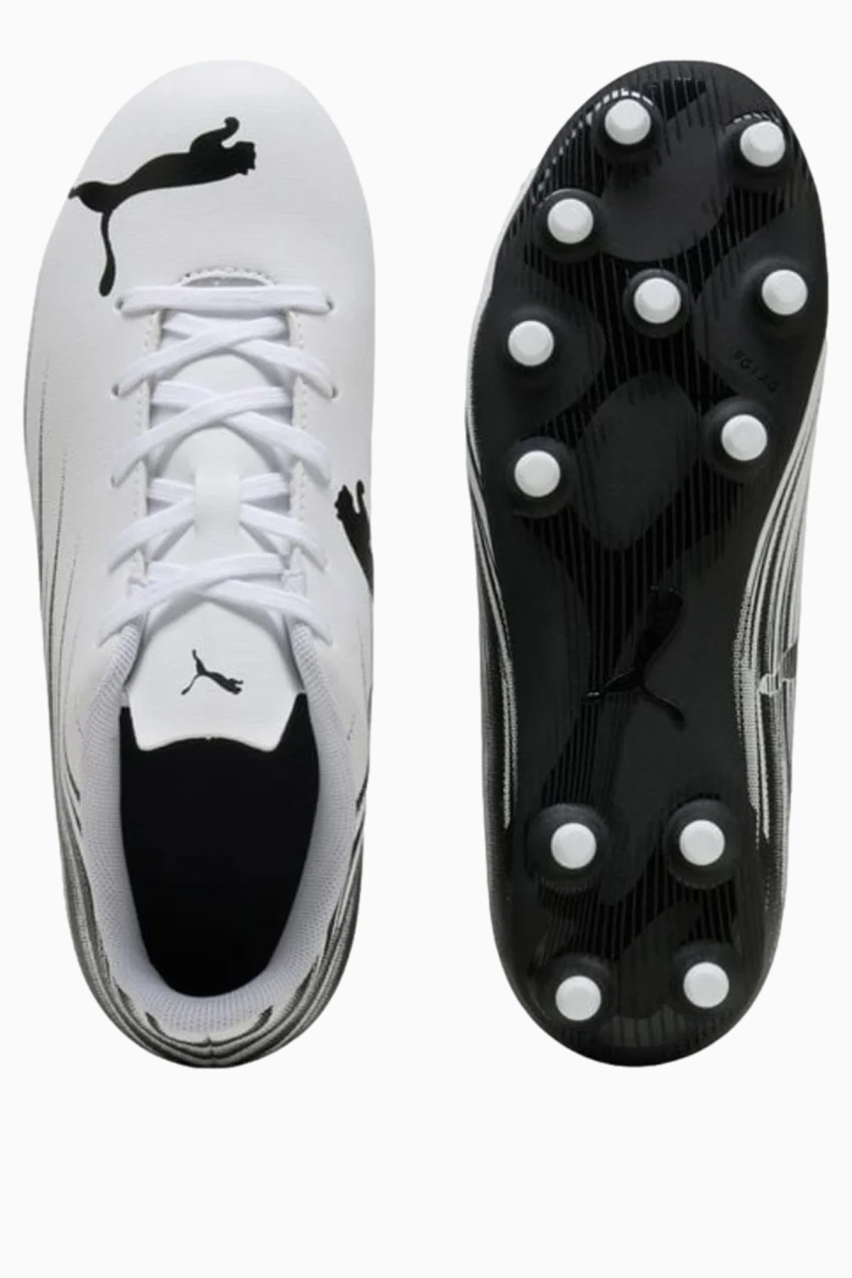 Puma Attacanto II Fg/Ag Jr Çocuk Krampon Beyaz