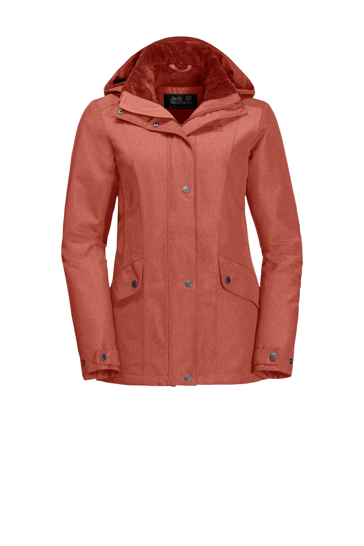 Jack Wolfskin Park Avenue Kadın Outdoor Mont 1107743-3067 Kırmızı