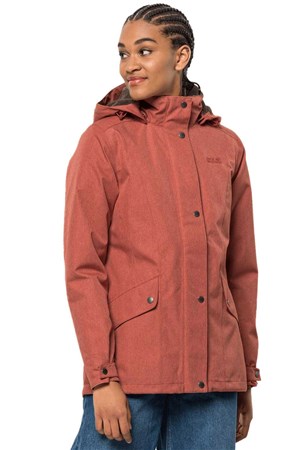 Jack Wolfskin Park Avenue Kadın Outdoor Mont 1107743-3067 Kırmızı