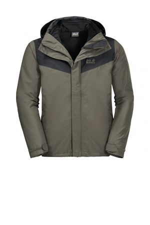 Jack Wolfskin Arland 3 In 1 Erkek Outdoor Kaban 1110711-5066