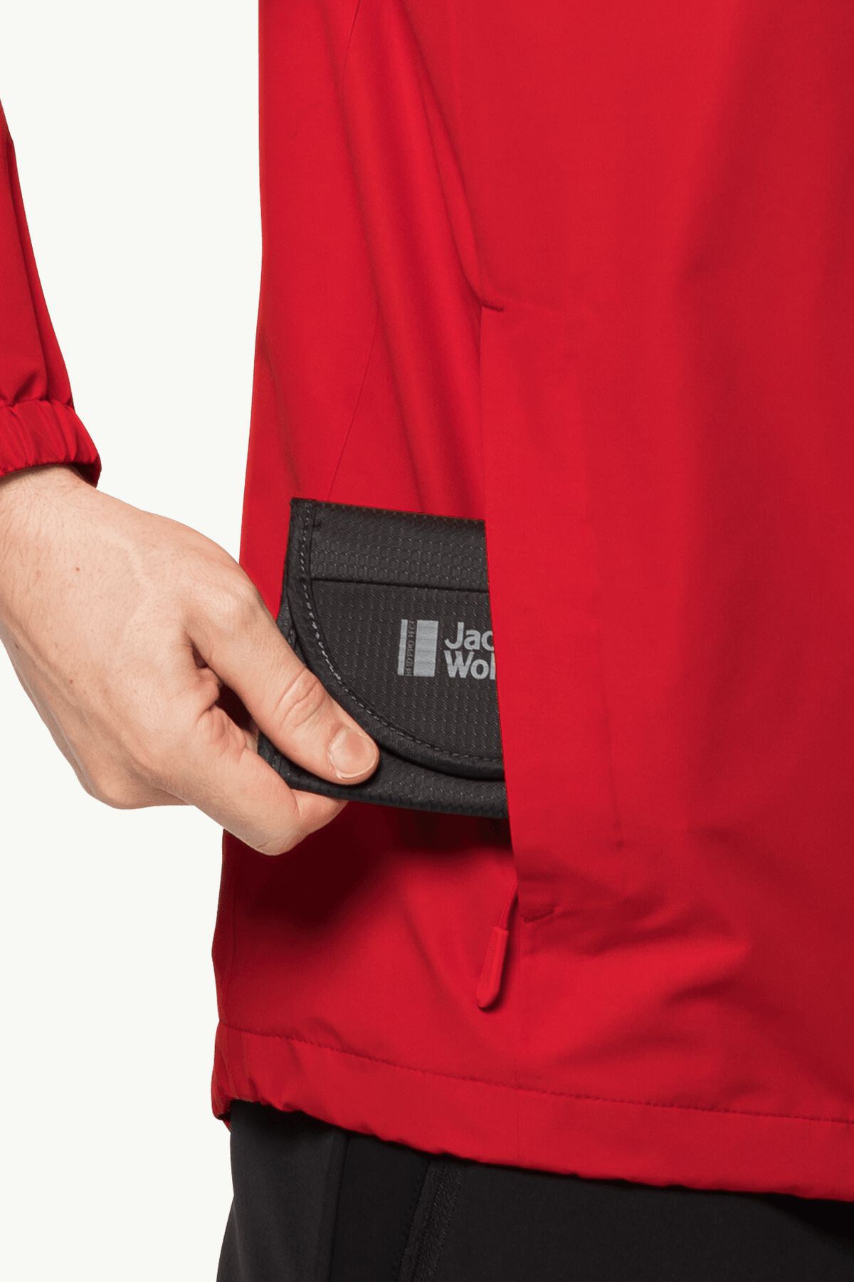 Jack Wolfskin Stormy Erkek Outdoor Mont 1111142-2206 Kırmızı