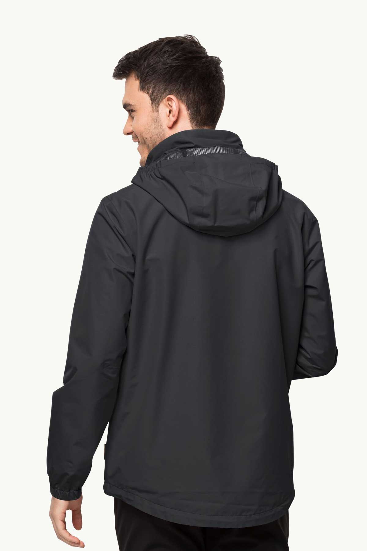 Jack Wolfskin Stormy 2L Erkek Outdoor Mont 1111142-4161 Siyah