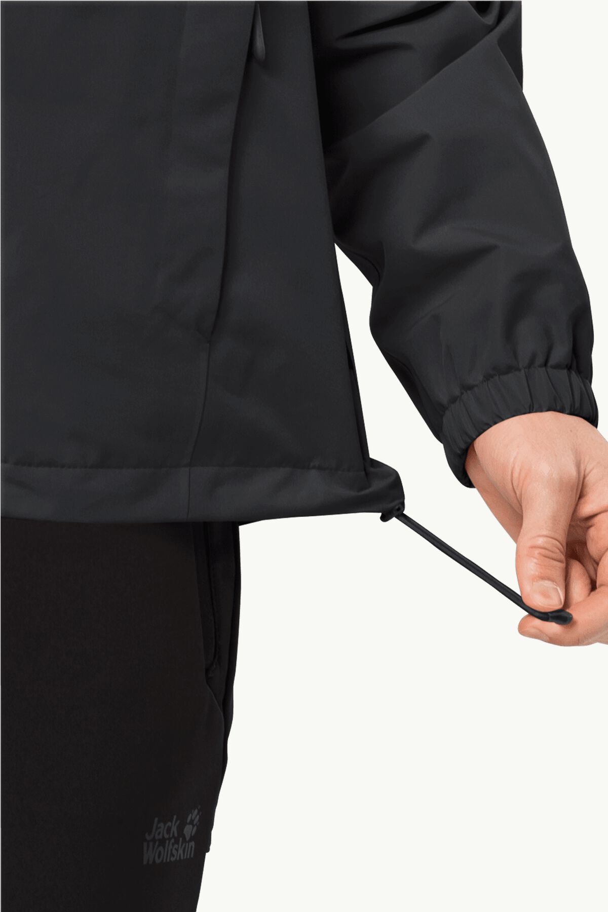 Jack Wolfskin Stormy Erkek Outdoor Mont 1111142-6000 Siyah
