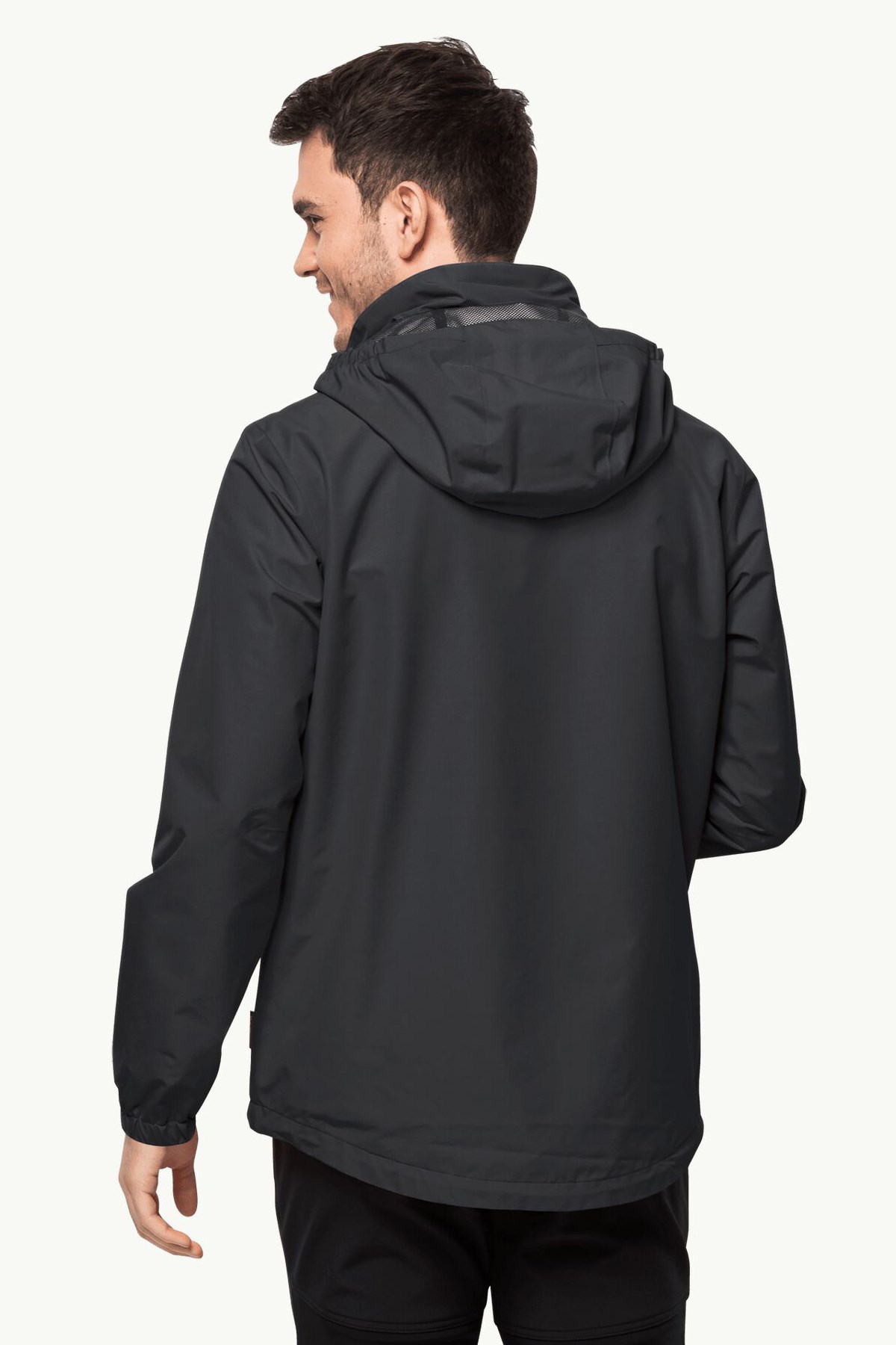 Jack Wolfskin Stormy Erkek Outdoor Mont 1111142-6000 Siyah