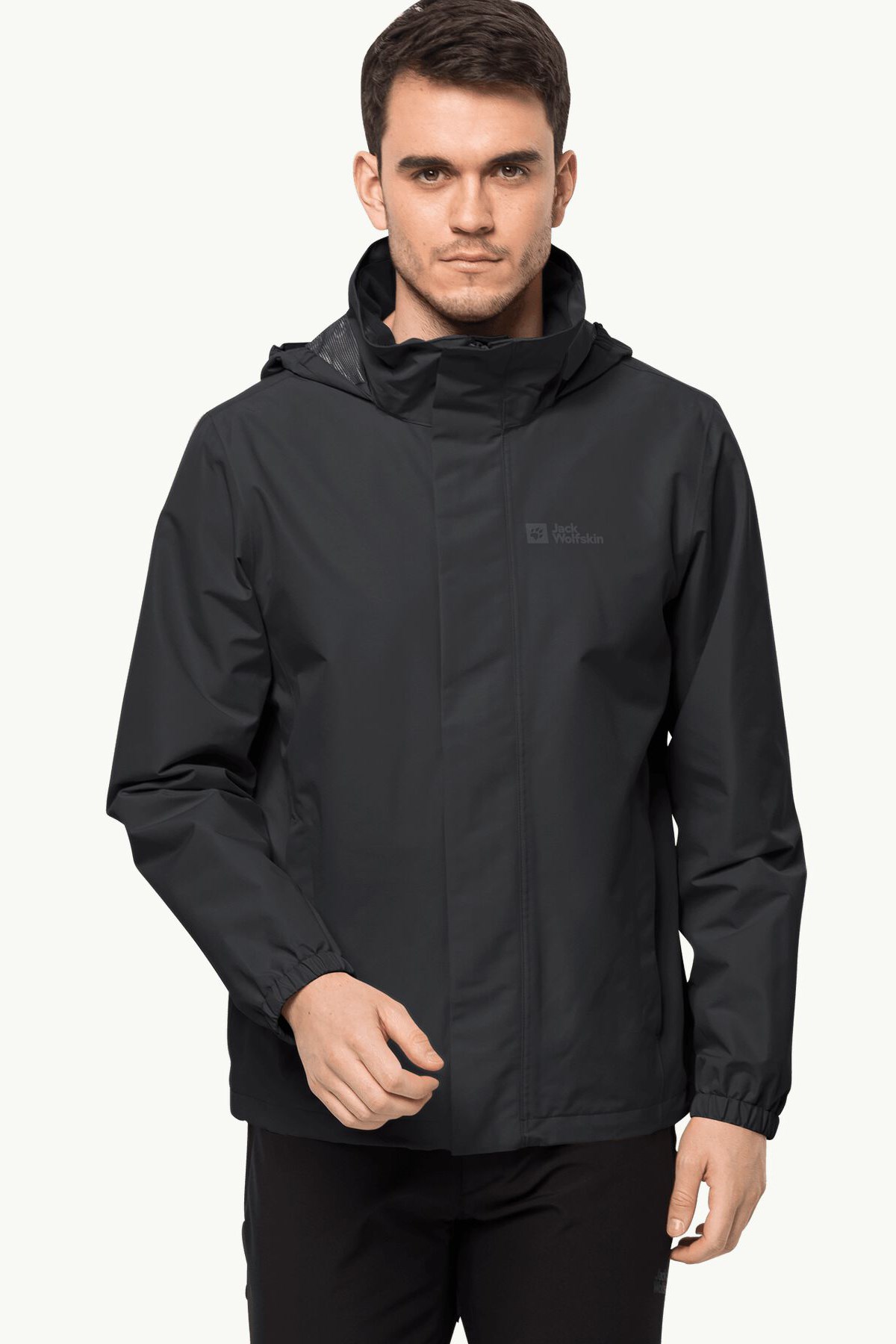 Jack Wolfskin Stormy Erkek Outdoor Mont 1111142-6000 Siyah