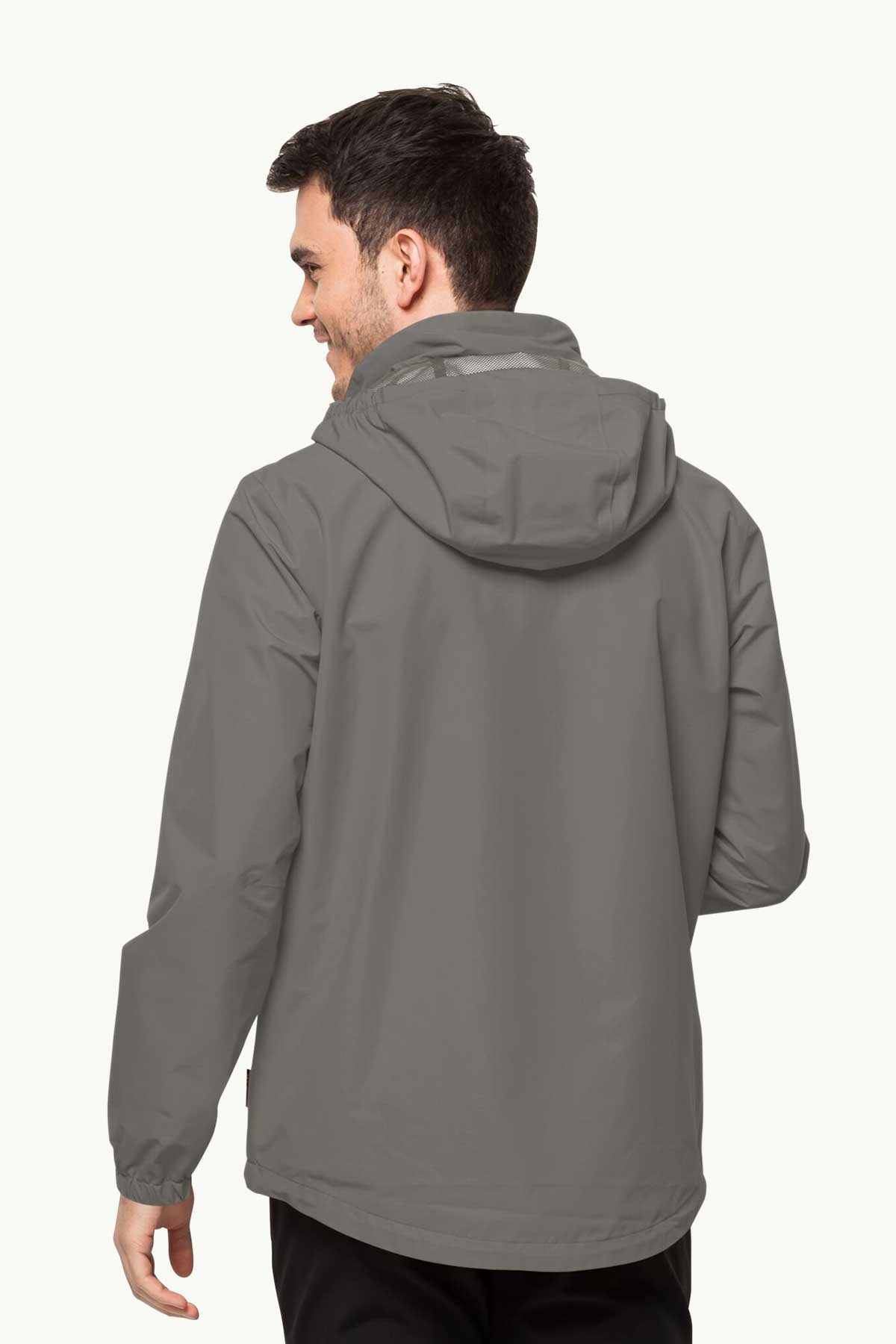 Jack Wolfskin Stormy 2L Erkek Outdoor Mont 1111142-6185 Gri