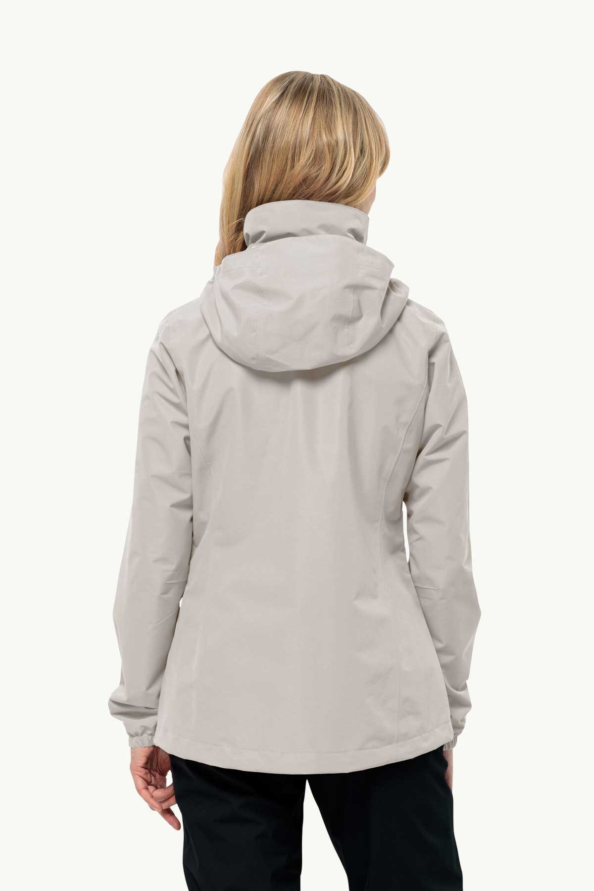 Jack Wolfskin Stormy 2L Kadın Outdoor Mont 1111202-5609 Beyaz