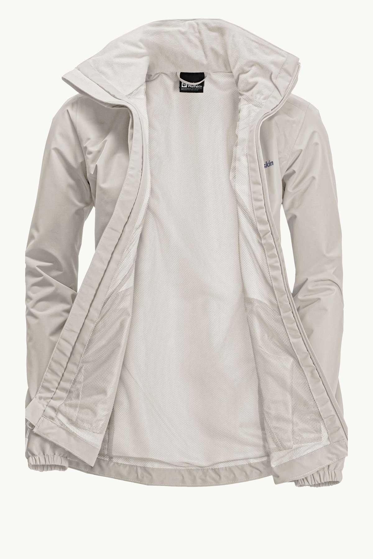 Jack Wolfskin Stormy 2L Kadın Outdoor Mont 1111202-5609 Beyaz