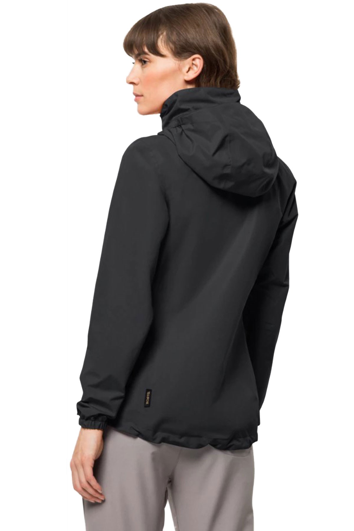 Jack Wolfskin Stormy Kadın Outdoor Mont 1111202-6000 Siyah