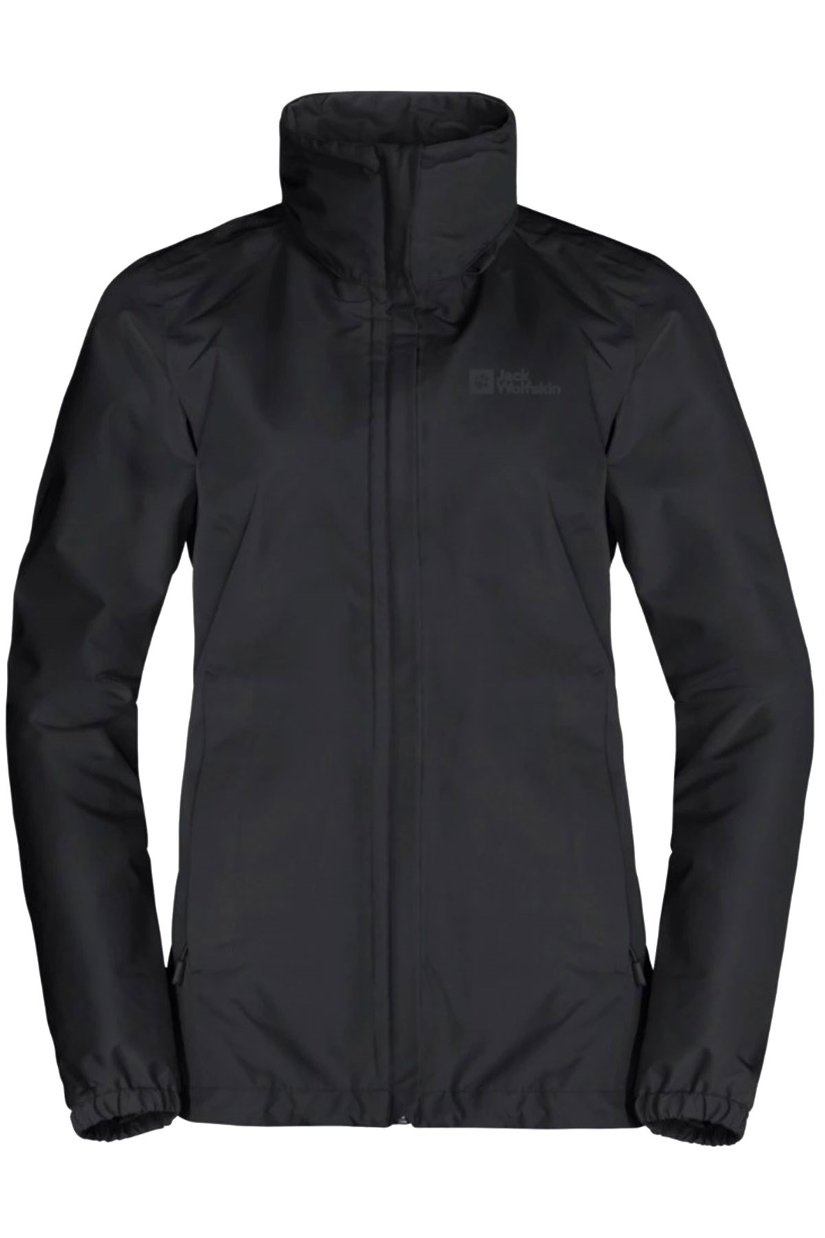 Jack Wolfskin Stormy Kadın Outdoor Mont 1111202-6000 Siyah