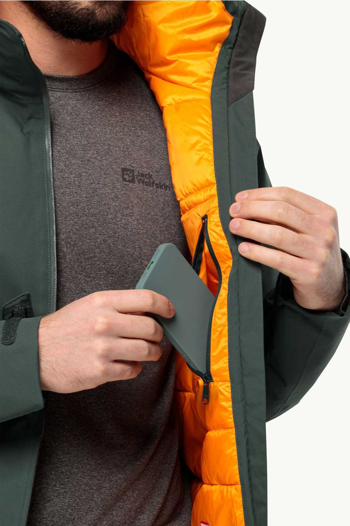 Jack Wolfskin Wisper ins Erkek Outdoor Mont 1111723-4161 Siyah