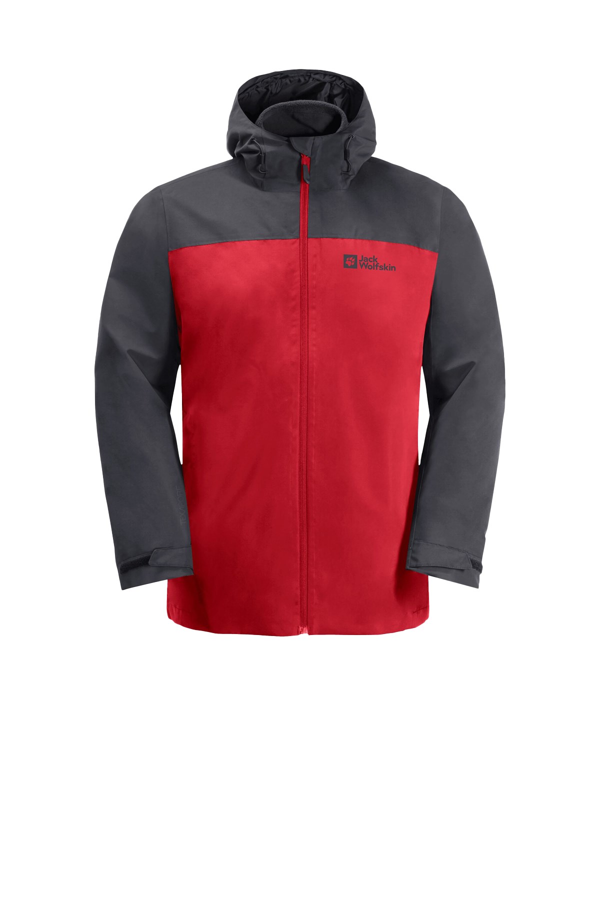 Jack Wolfskin Taubenberg 3in1 Erkek Outdoor Mont 1115311-2206 Kırmızı