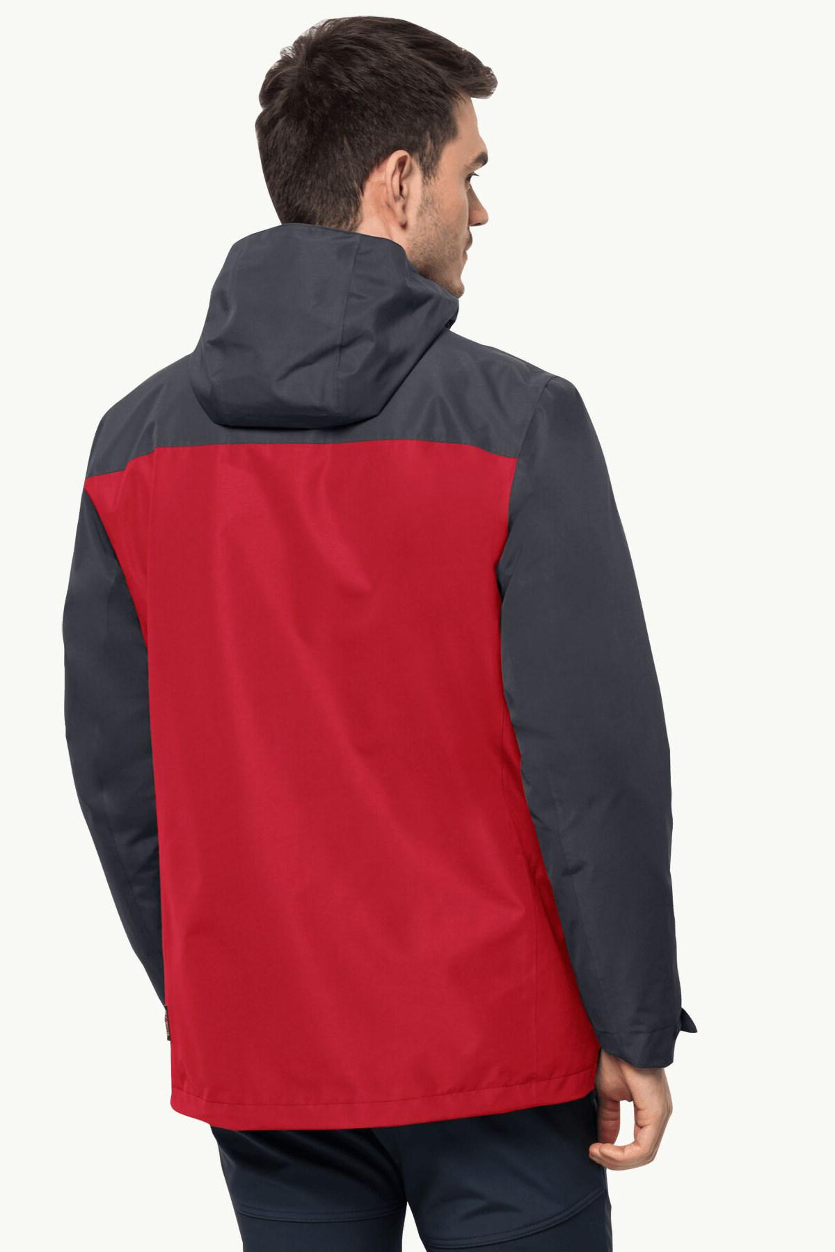 Jack Wolfskin Taubenberg 3in1 Erkek Outdoor Mont 1115311-2206 Kırmızı