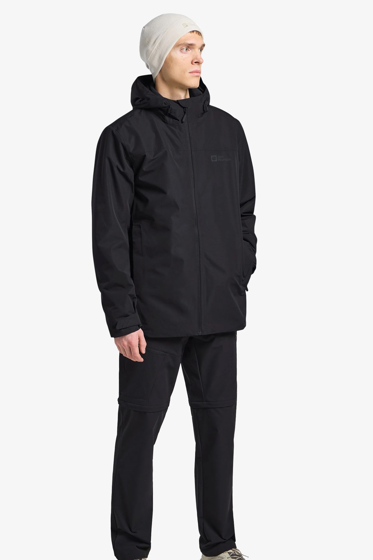 Jack Wolfskin Taubenberg 3in1 Outdoor Mont 1115311-6000 Siyah