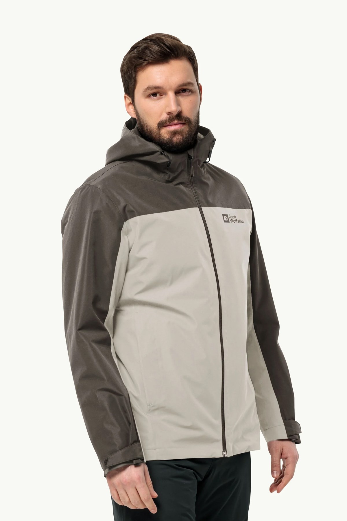 Jack Wolfskin Taubenberg 3İn1 Erkek Mont 1115311-A0029 Gri