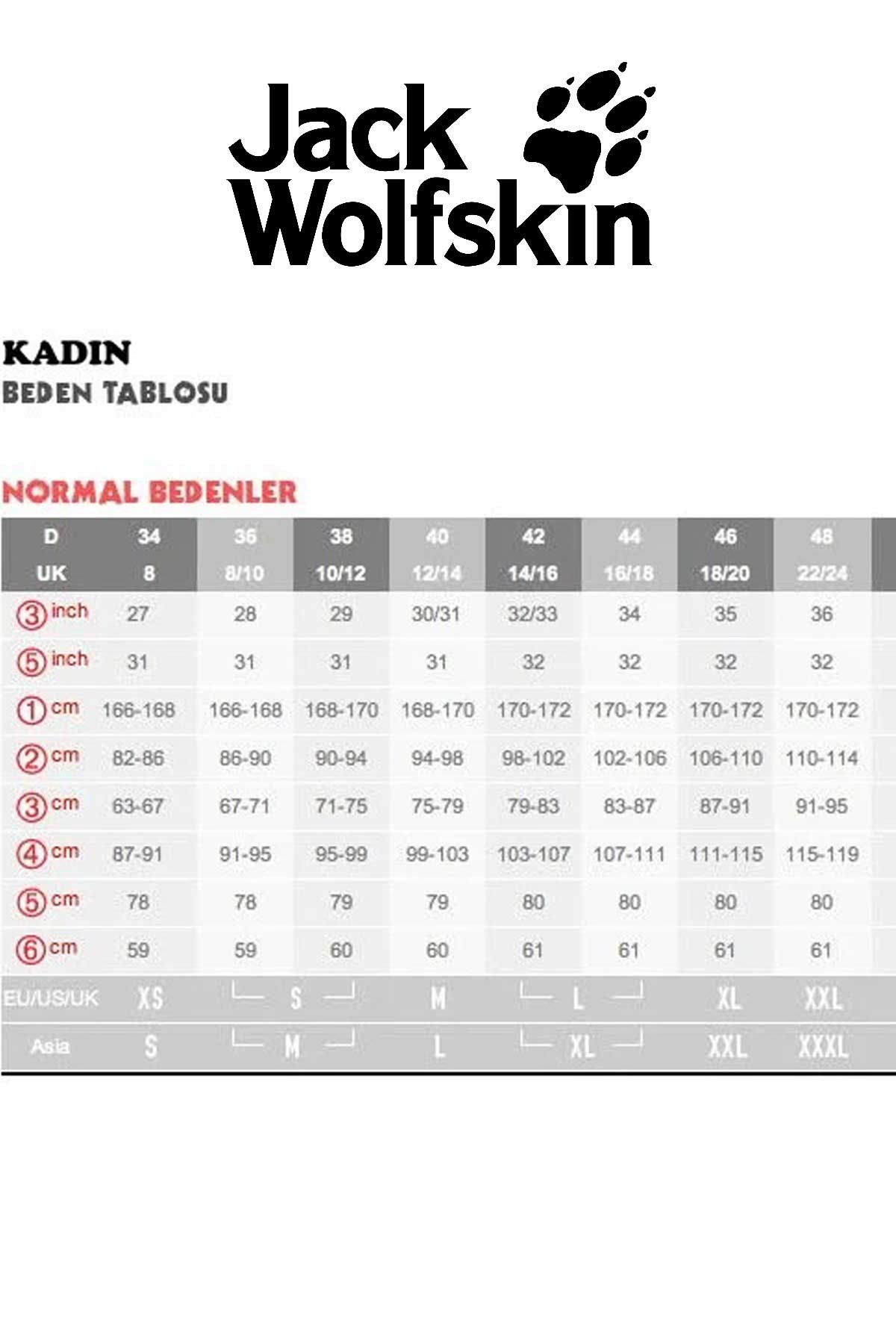 Jack Wolfskin Moonrise 3in1 Kadın Outdoor Mont 1115621-5609 Beyaz