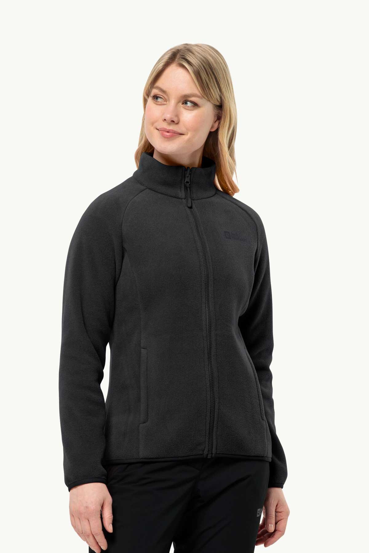 Jack Wolfskin Moonrise 3in1 Kadın Outdoor Mont 1115621-6000 Siyah