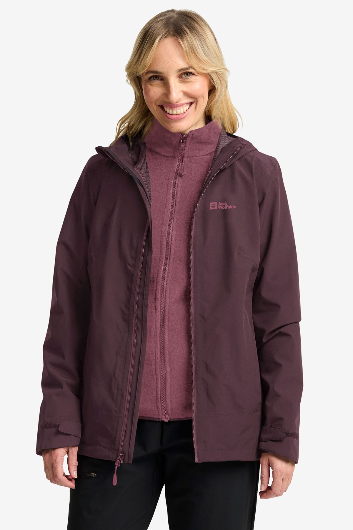 Jack Wolfskin Moonrise 3in1 Outdoor Mont 1115621-I0116 Mor