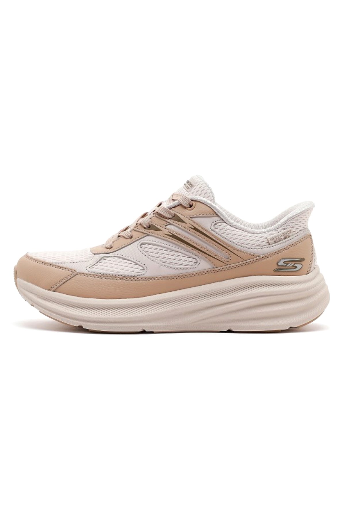 Skechers Bobs Skillz Kadın Spor Ayakkabı 117757 NAT Gri