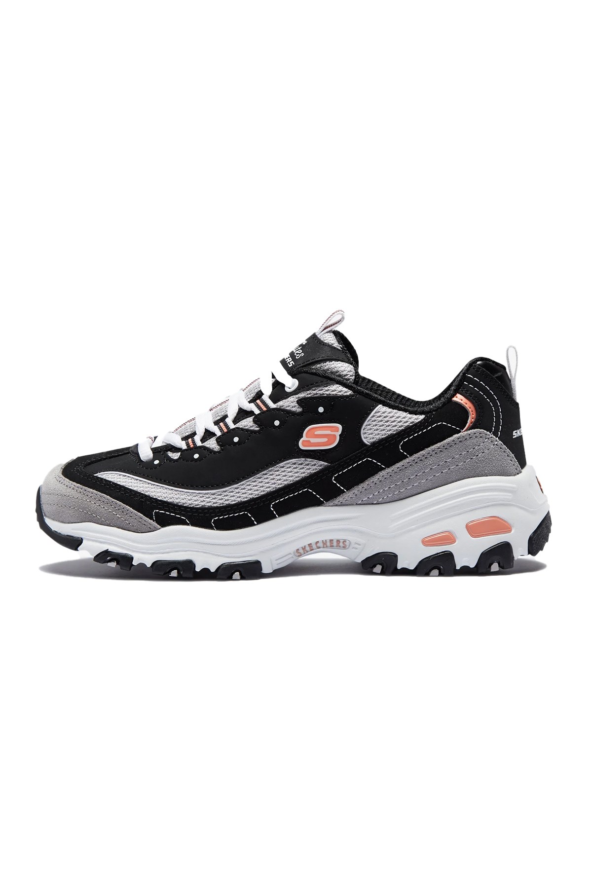 Skechers D'Lites - New Journey Kadın Spor Ayakkabı 11947 BKWG Siyah