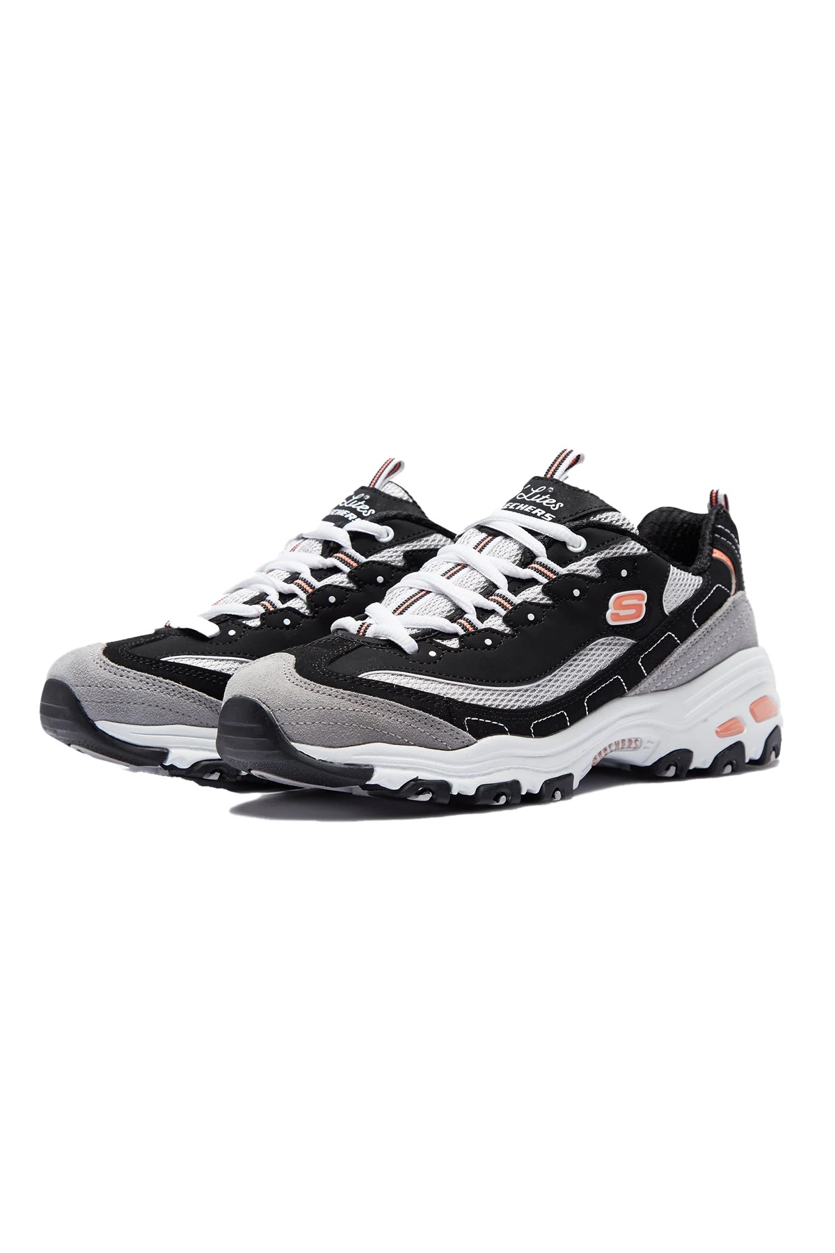 Skechers D'Lites - New Journey Kadın Spor Ayakkabı 11947 BKWG Siyah