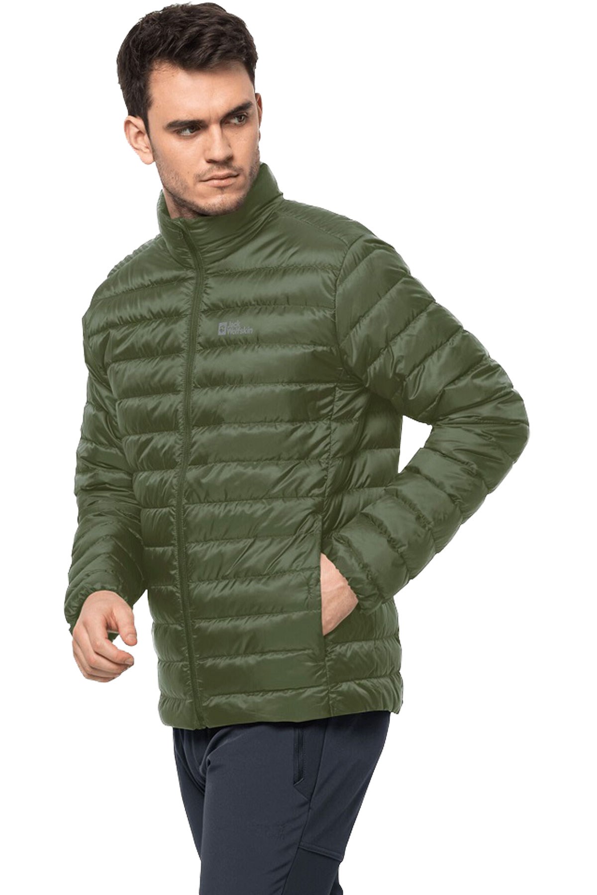 Jack Wolfskin Down Erkek Outdoor Mont 1205933-4129 Yeşil
