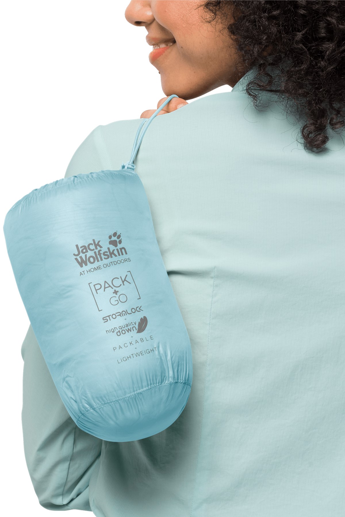 Jack Wolfskin Jwp Down Kadın Outdoor Mont 1205941-1231 Mavi