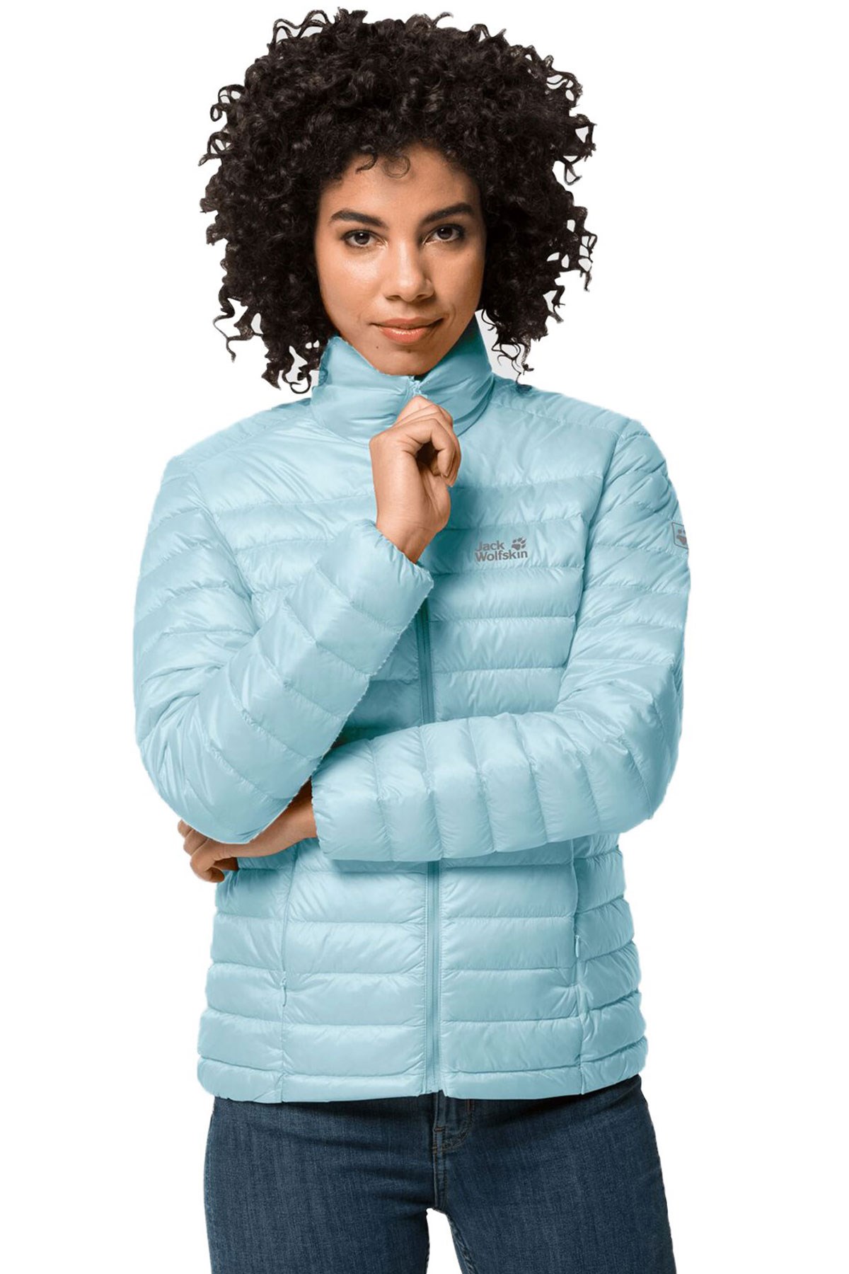 Jack Wolfskin Jwp Down Kadın Outdoor Mont 1205941-1231 Mavi