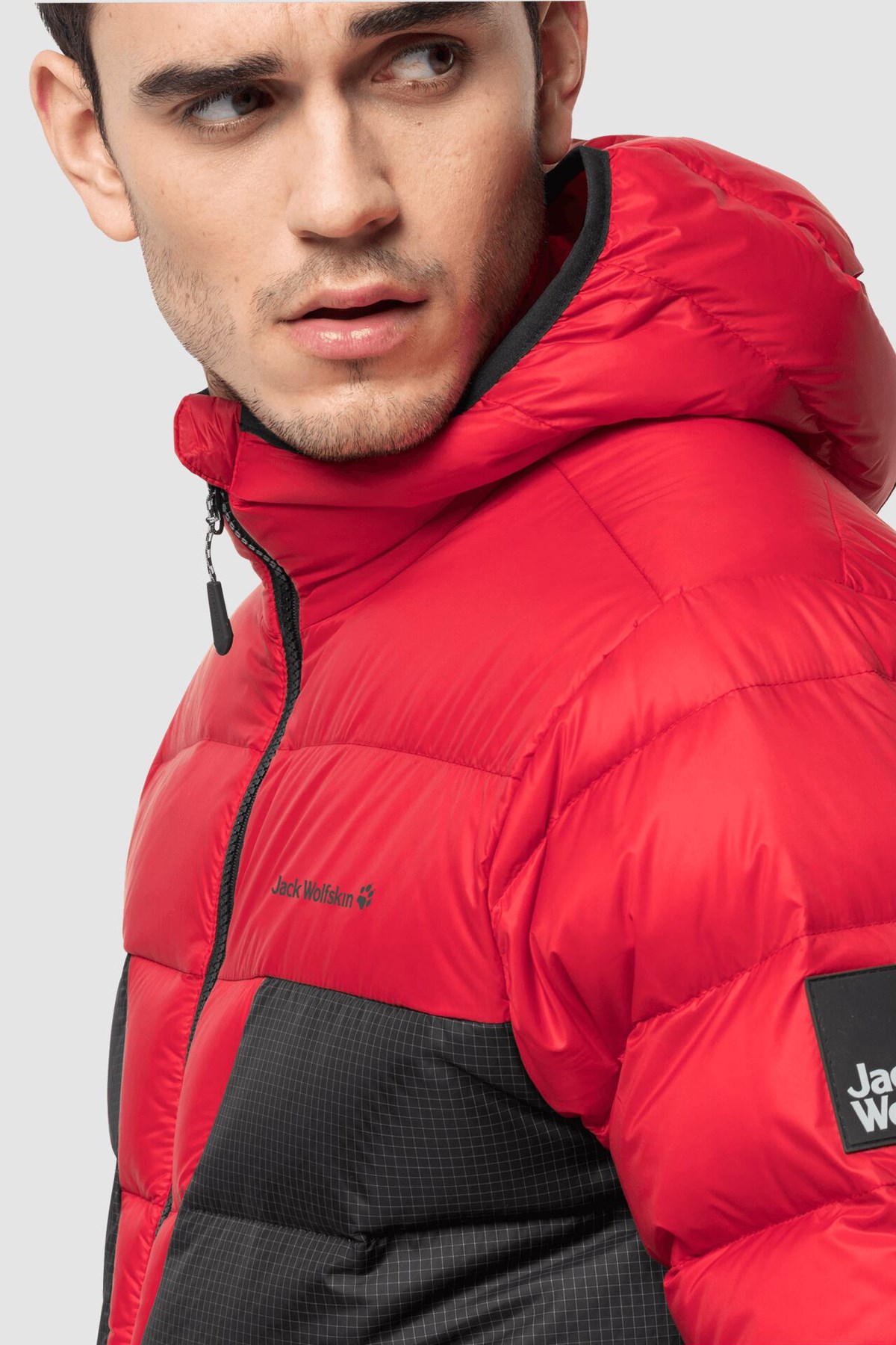 Jack Wolfskin Dna Tundra Erkek Şişme Mont 1206611-2102 Kırmızı