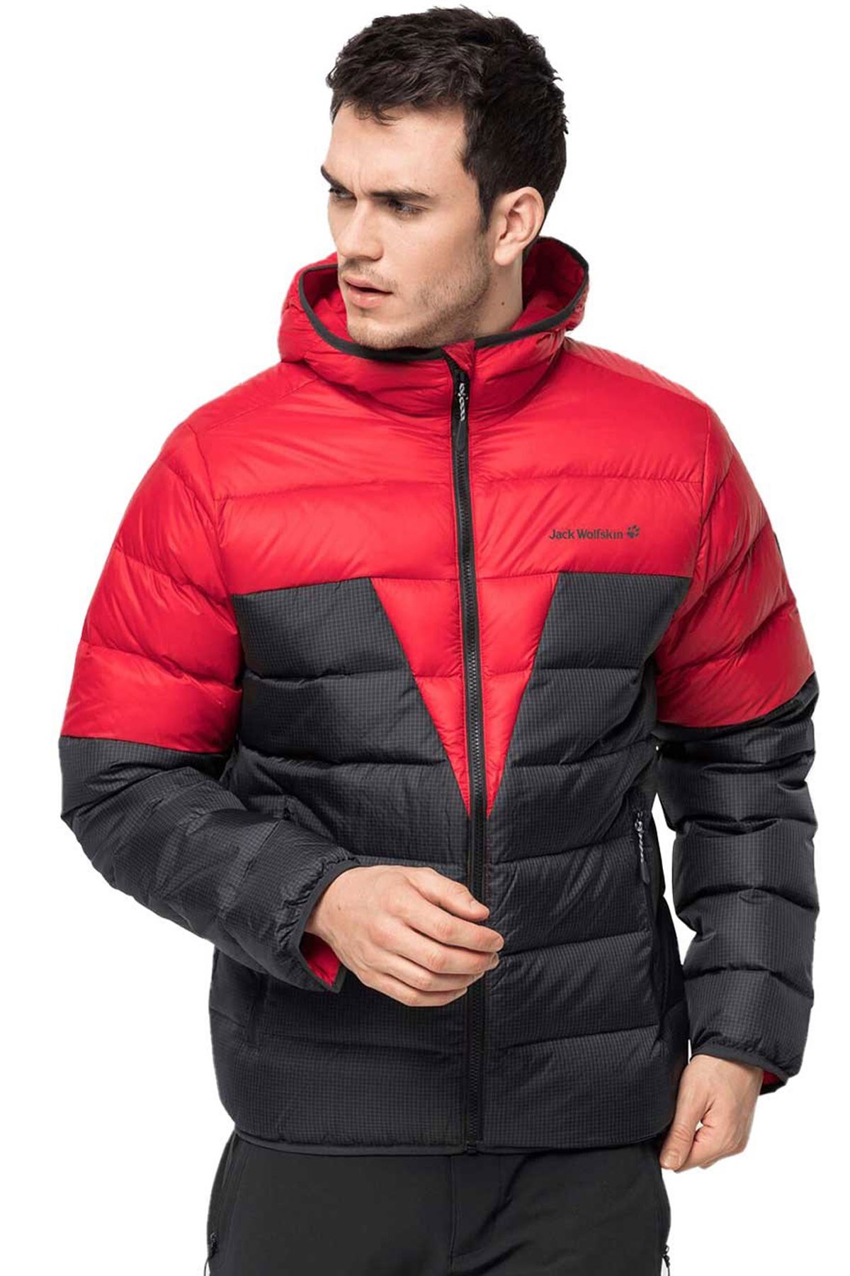 Jack Wolfskin Dna Tundra Erkek Şişme Mont 1206611-2102 Kırmızı