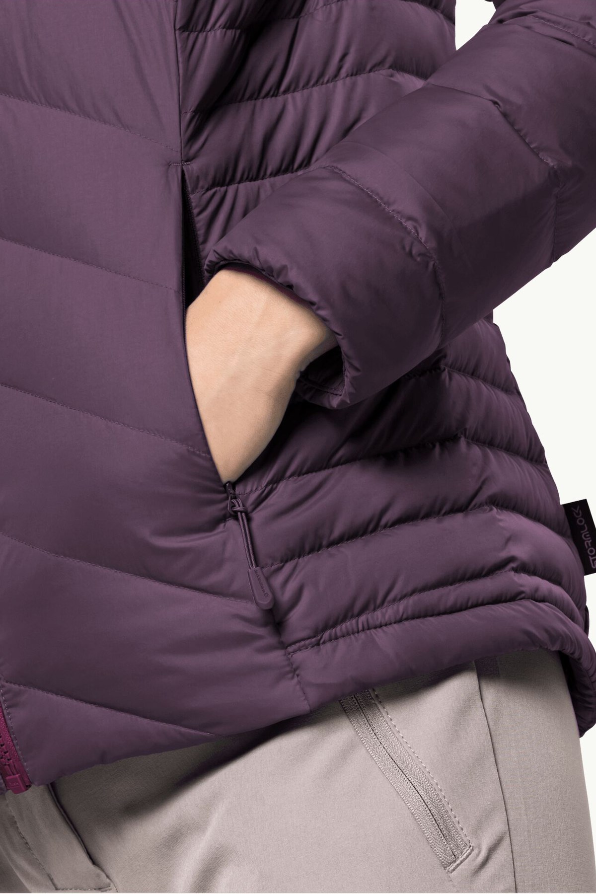 Jack Wolfskin Tundra Down Kadın Outdoor Mont 1206652-2042 Mor