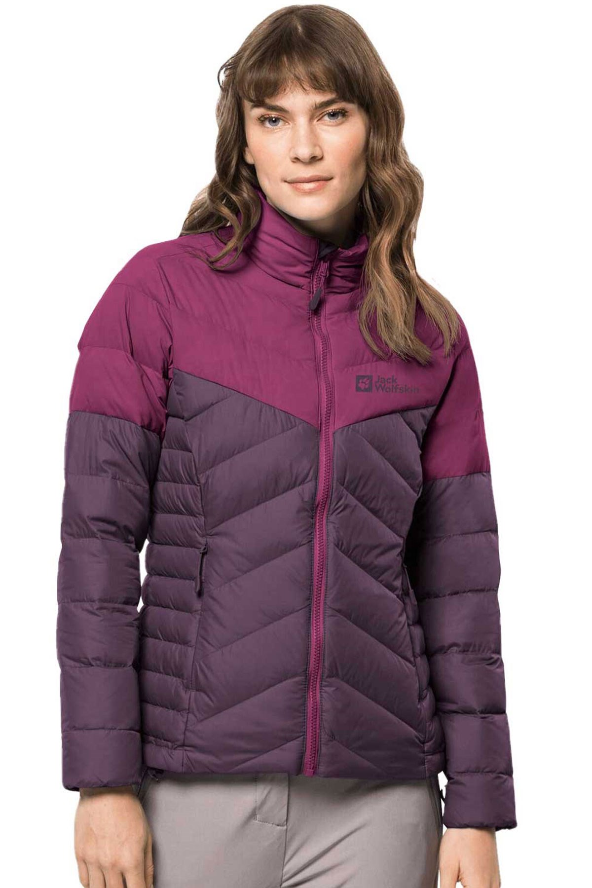 Jack Wolfskin Tundra Down Kadın Outdoor Mont 1206652-2042 Mor