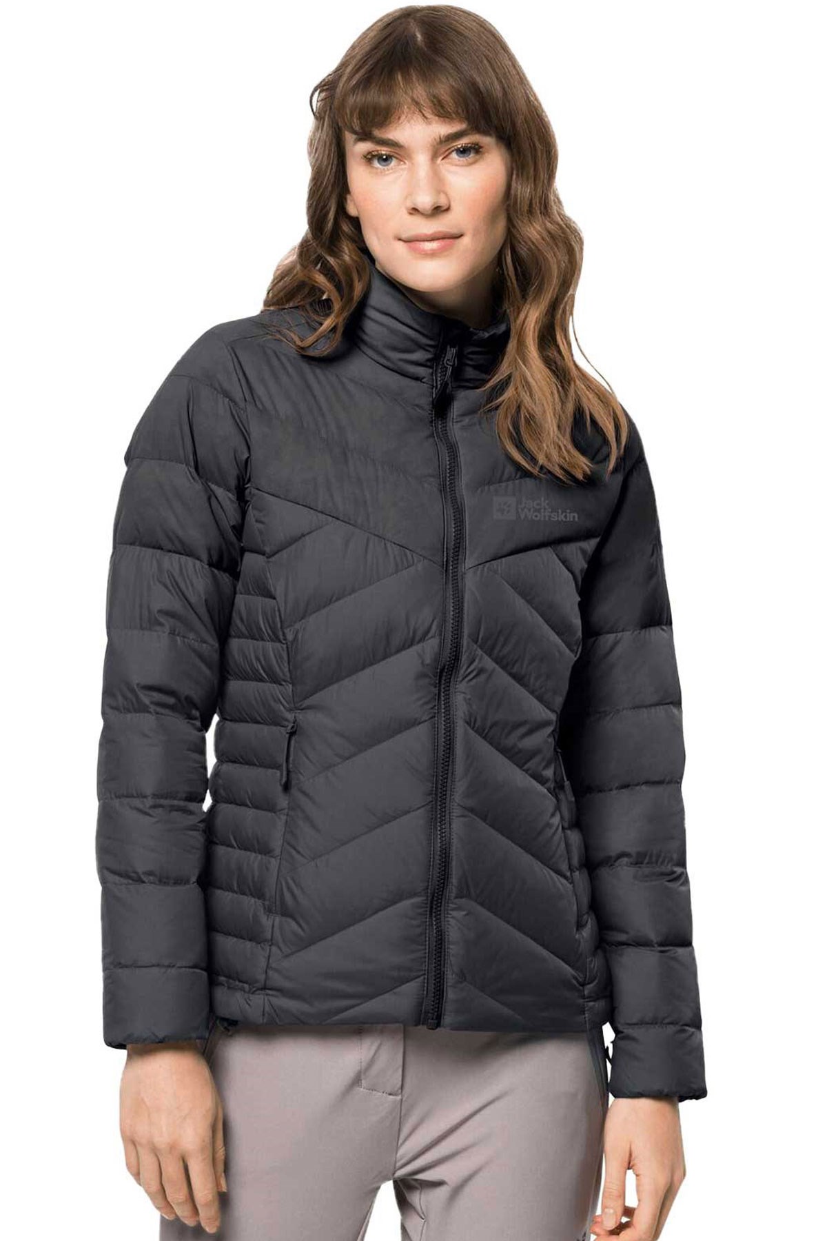 Jack Wolfskin Tundra Down Kadın Outdoor Mont 1206652-6000 Siyah