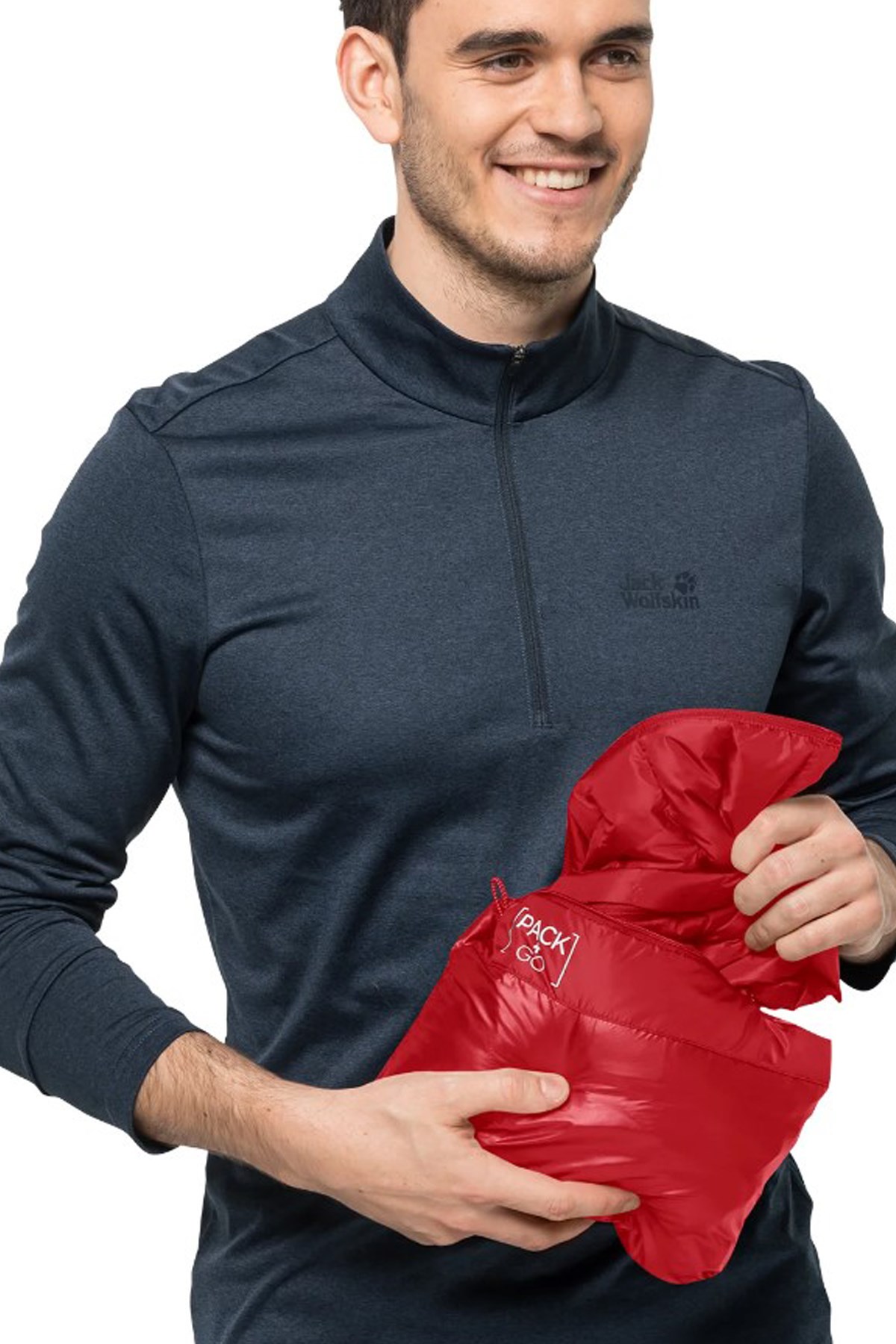 Jack Wolfskin Down Erkek Yelek 1207011-2206 Kırmızı