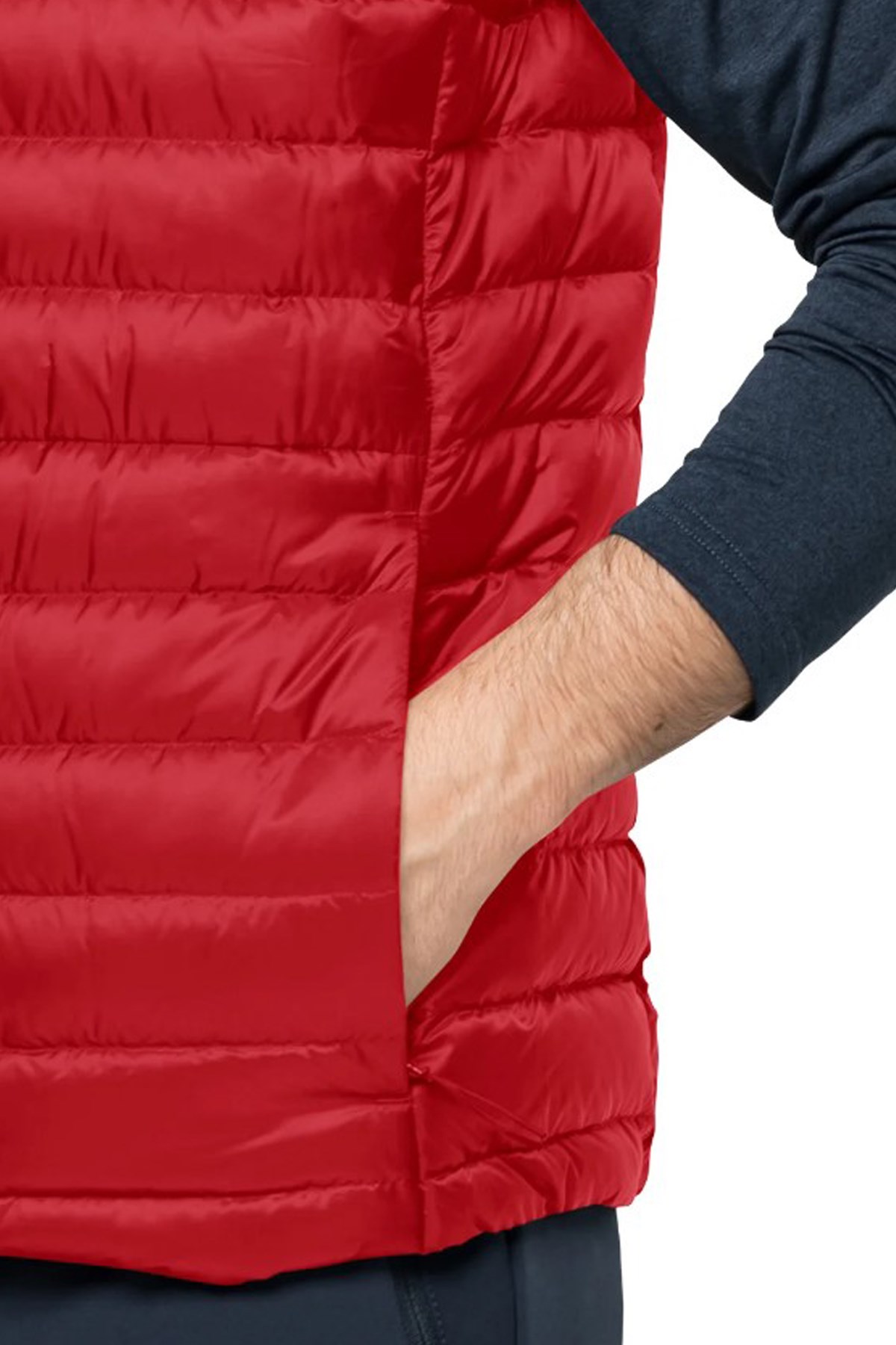 Jack Wolfskin Down Erkek Yelek 1207011-2206 Kırmızı